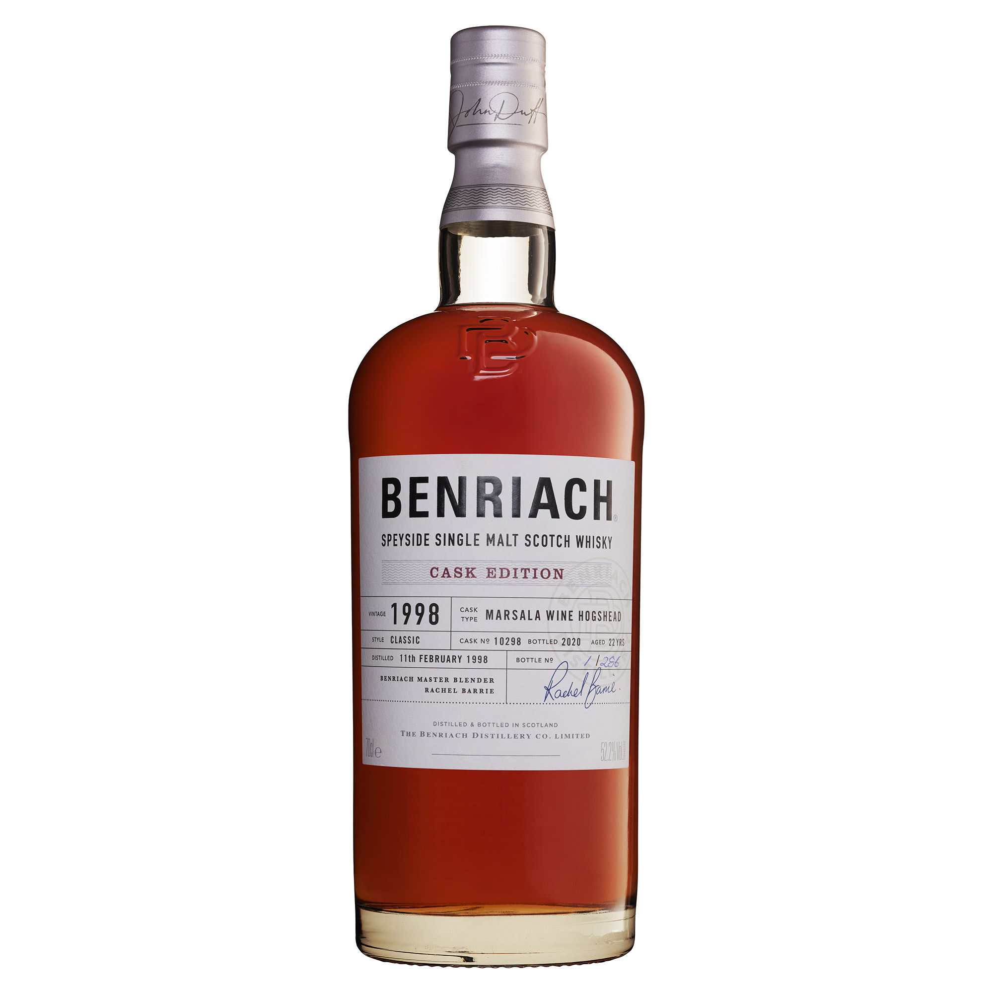 BENRIACH 22YO 1998 CSK 10298 BATCH 17 52,2° cl 70
