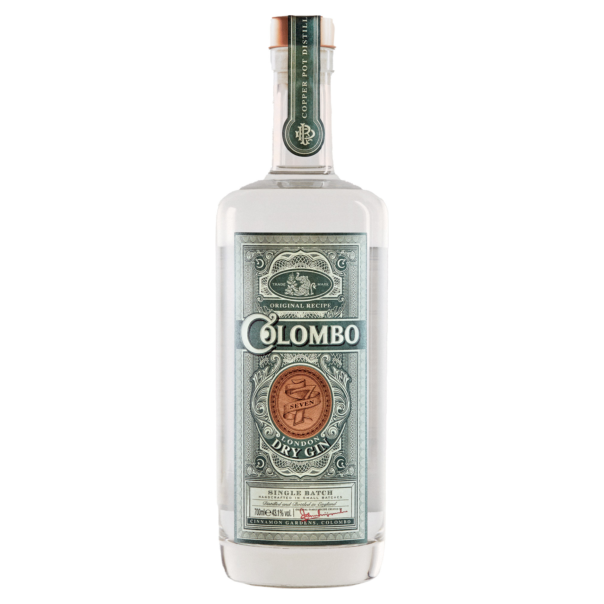 COLOMBO LONDON DRY GIN  43,1&deg; cl 70