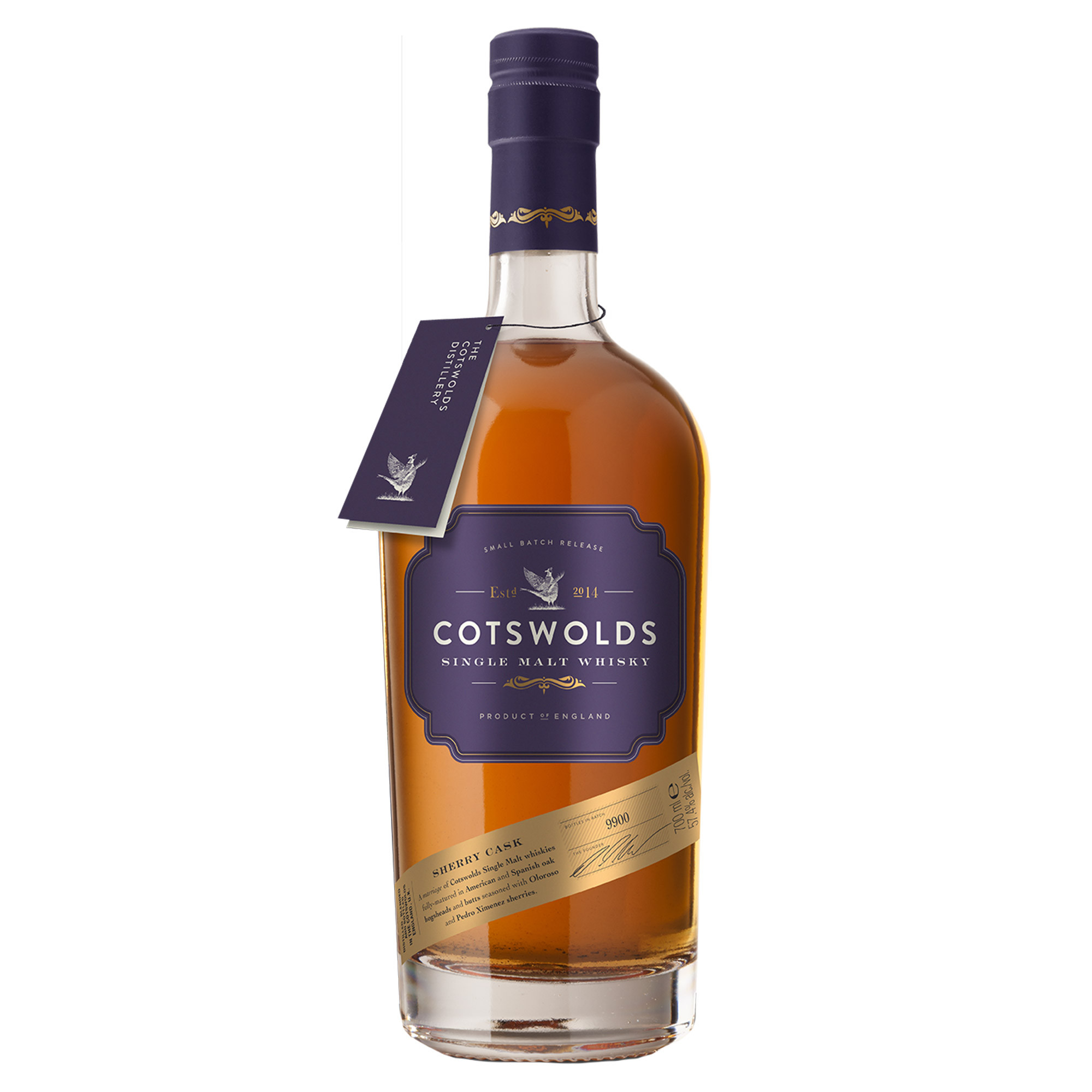 COTSWOLDS SHERRY SINGLE MALT 57,4° CL 70