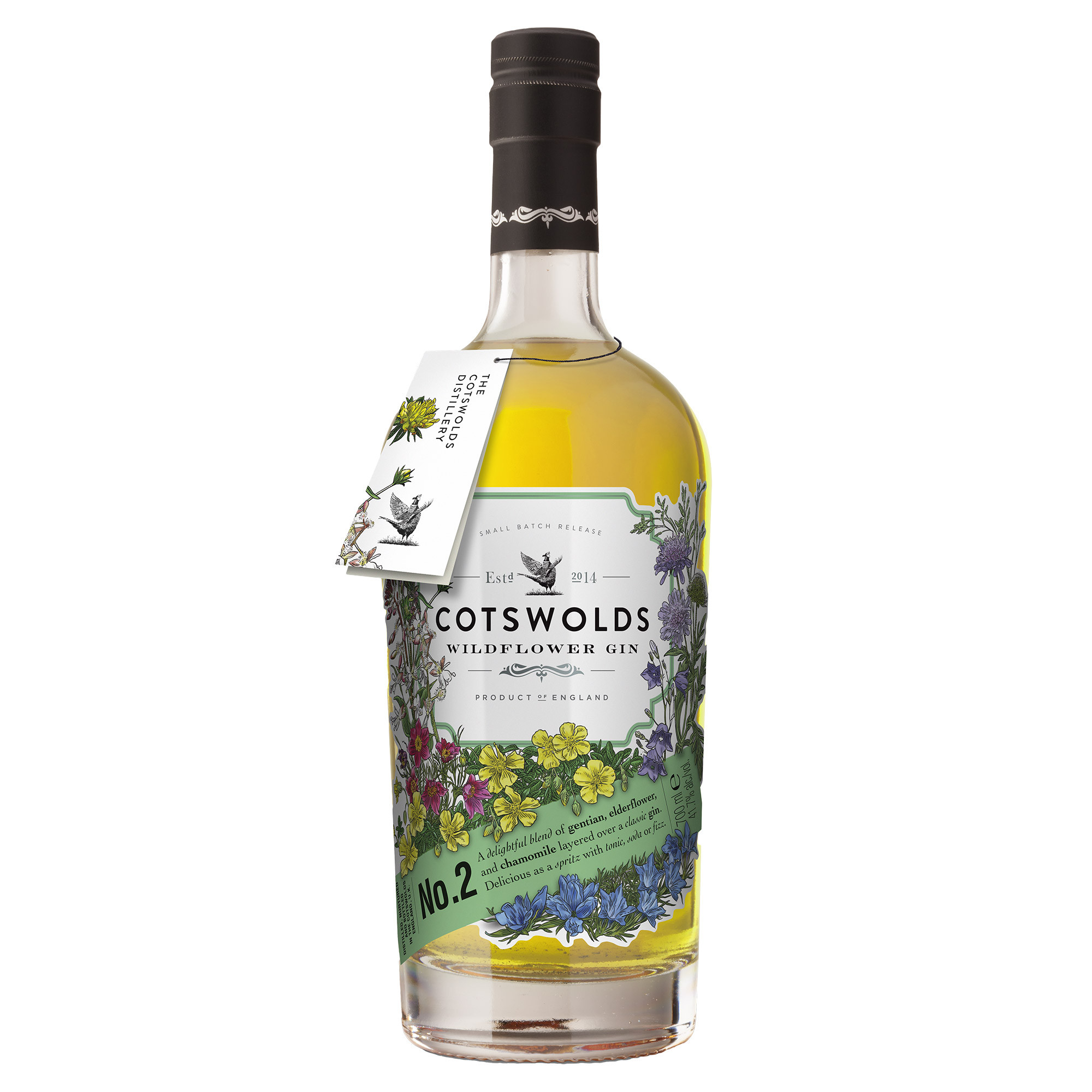 COTSWOLDS WILDFLOWER GIN N°2 41,7° cl 70