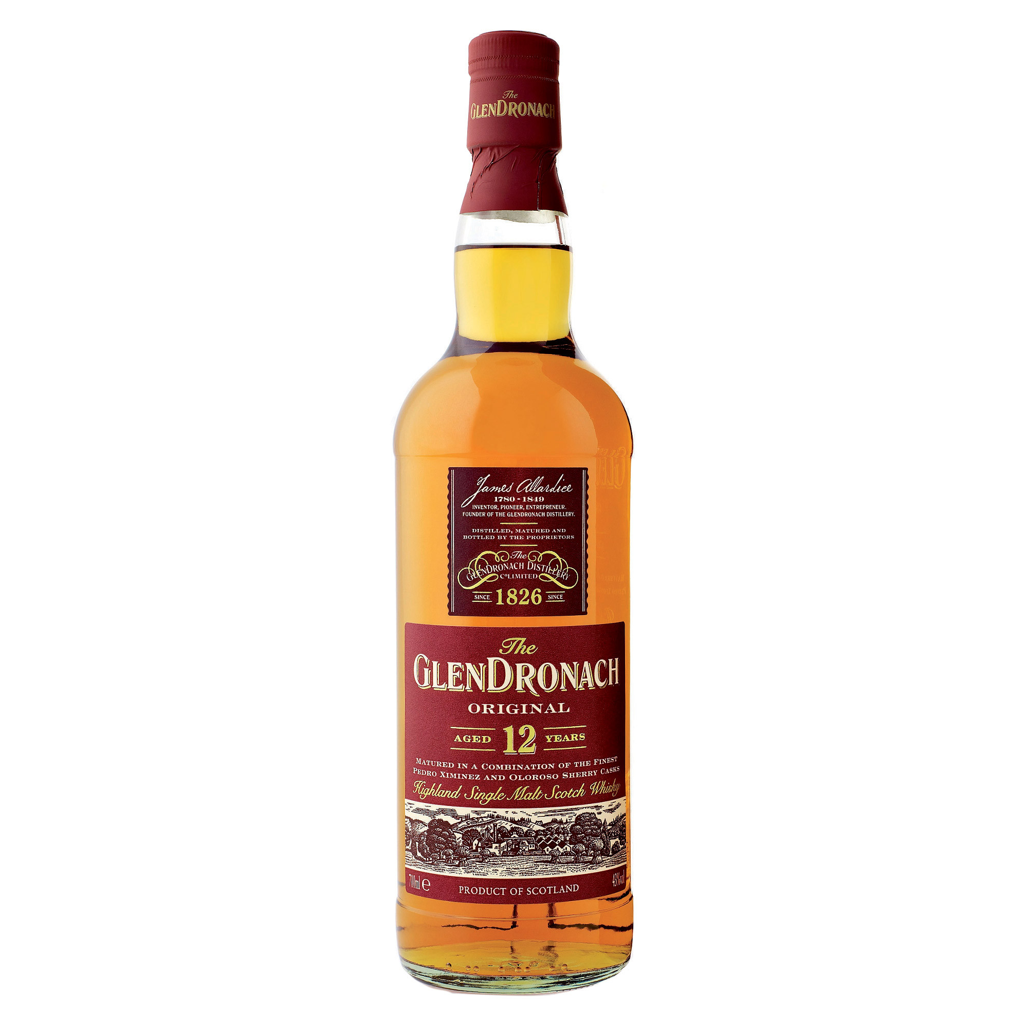 GLENDRONACH 12 YO ORIGINAL 43° cl 70