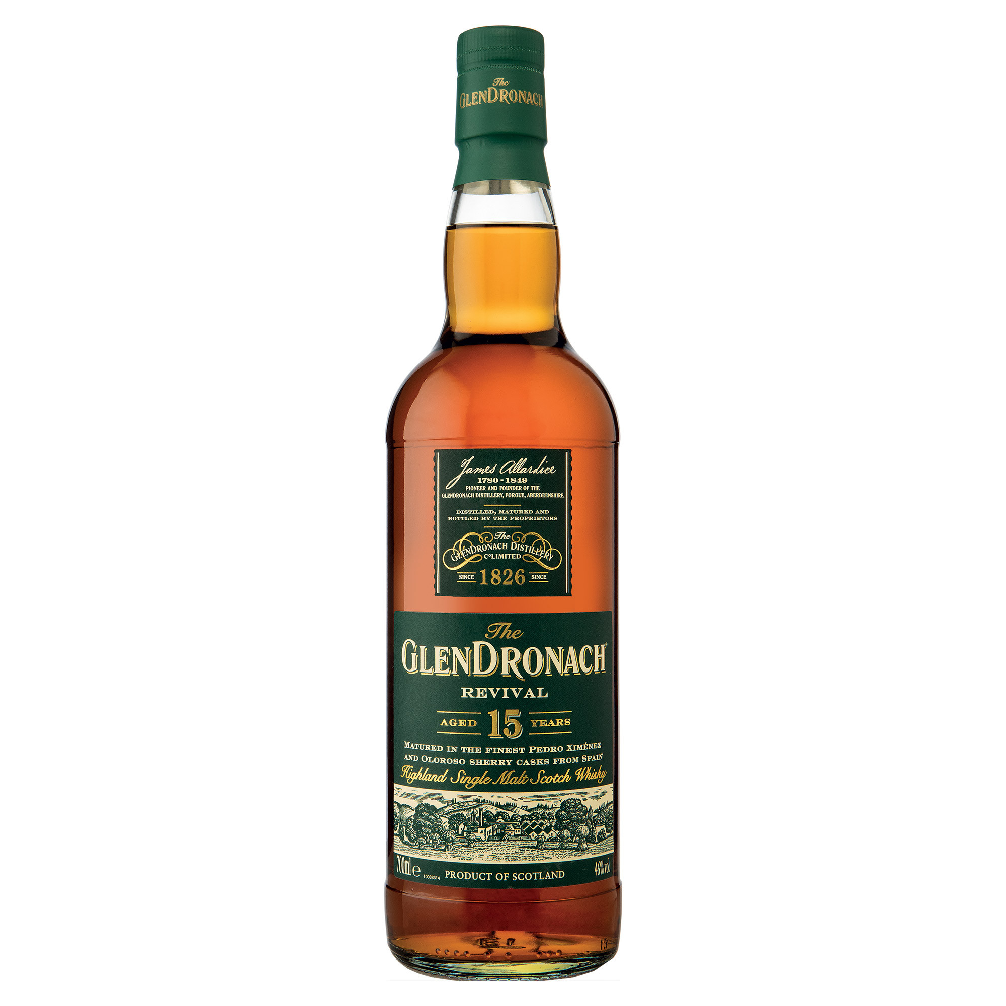 GLENDRONACH 15 YO REVIVAL 46° cl 70