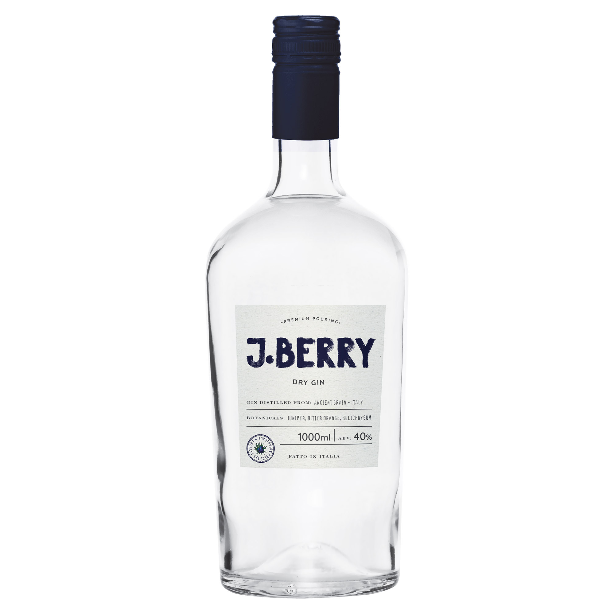 JBERRY DRY GIN 40° cl 100