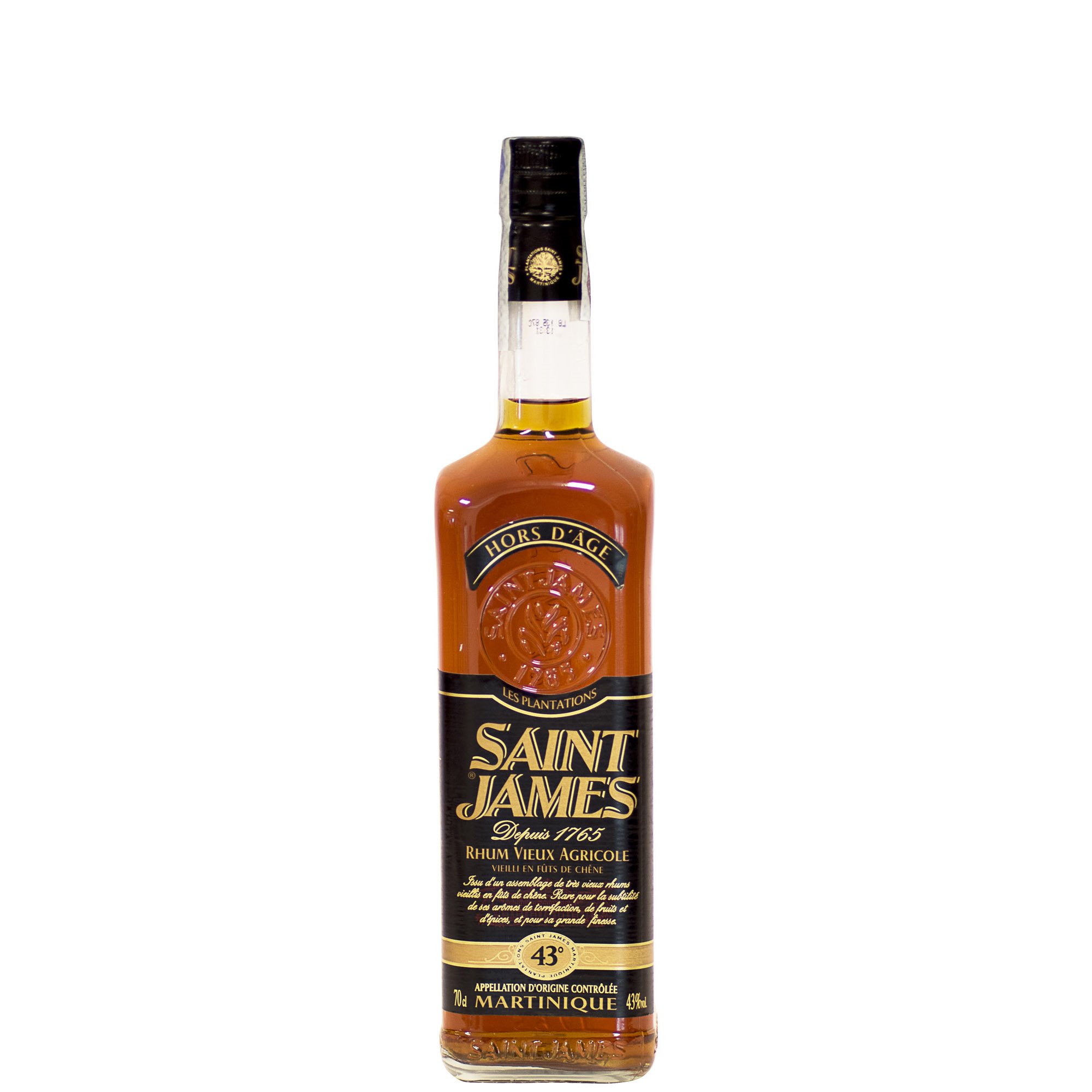 SAINT JAMES HORS D’AGE  43° cl 70 BOX CARTONE