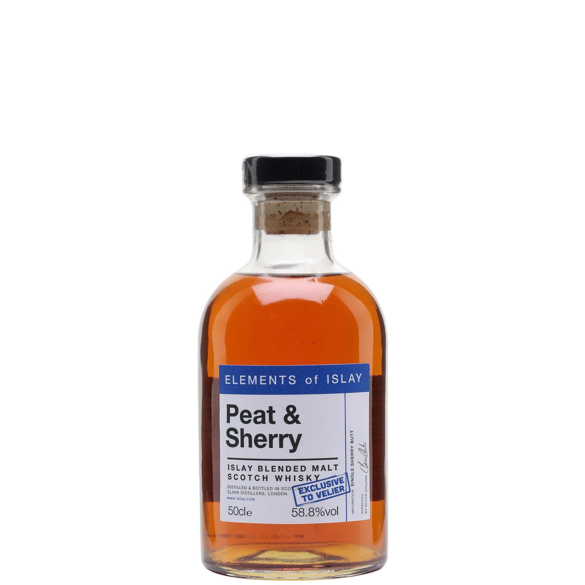 ELEMENTS OF ISLAY PEAT & SHERRY 58,8° CL 50