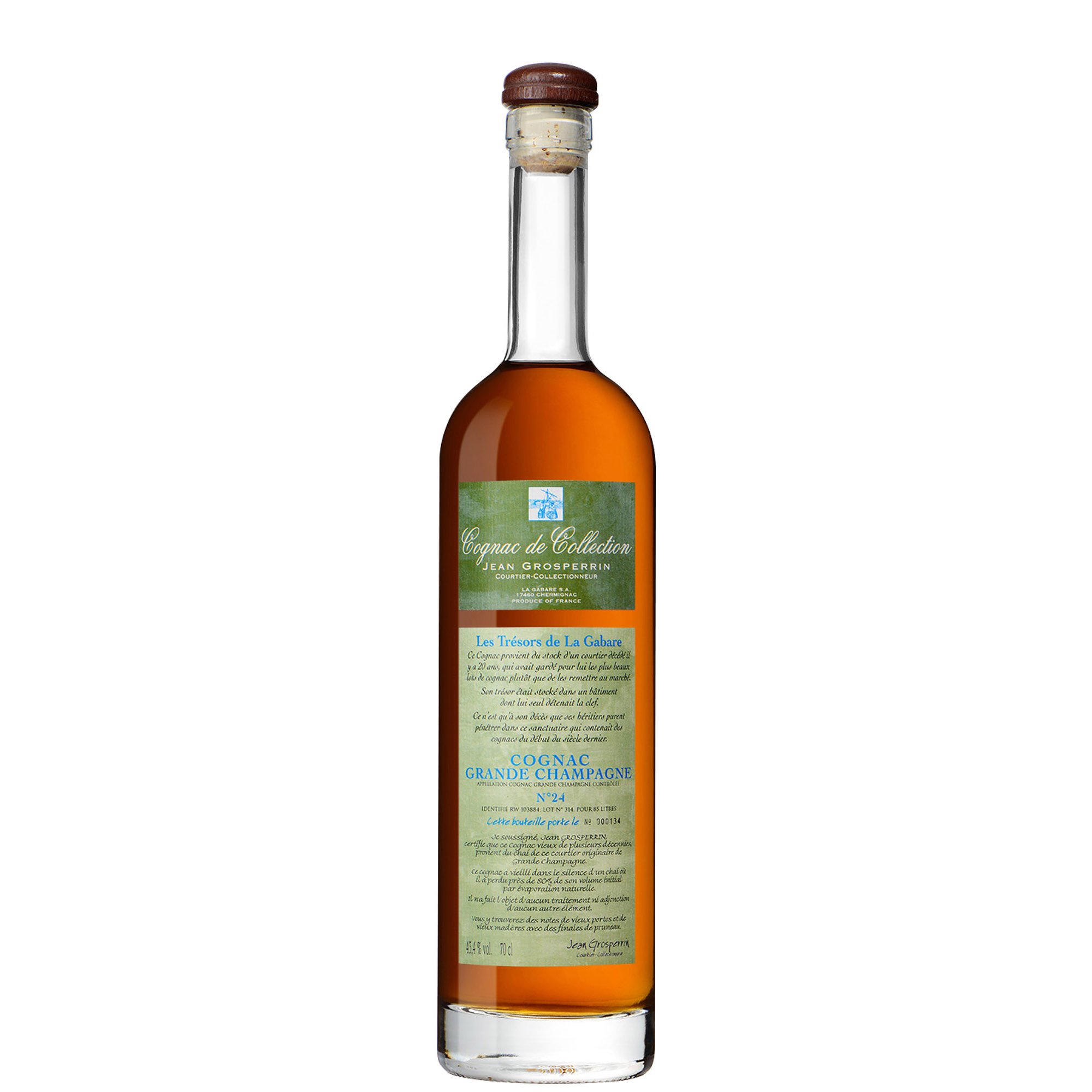 GROSPERRIN LOT N° 24 TRESOR DE GRAND CHAMPAGNE 43,4° CL 70