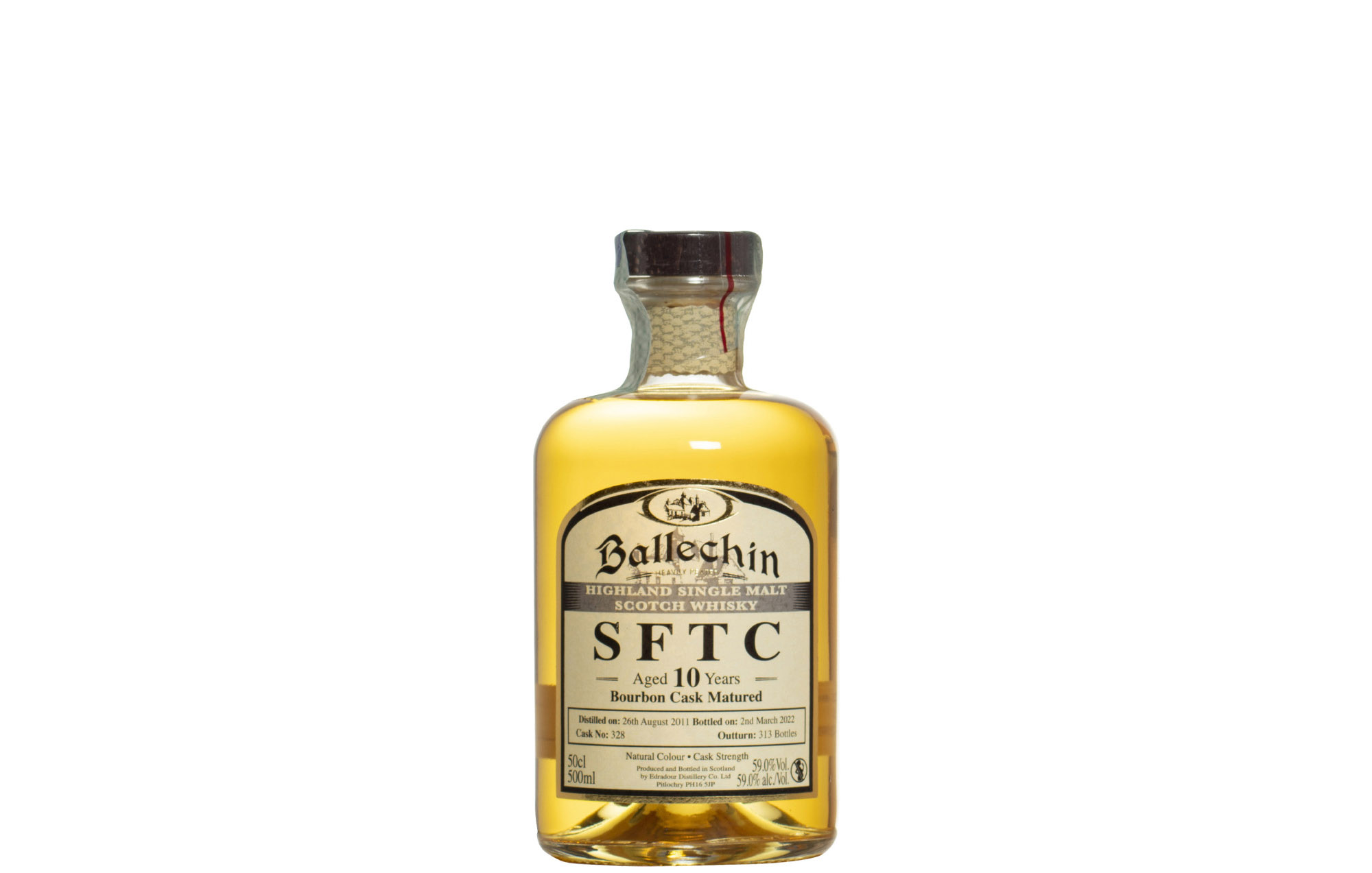 BALLECHIN 2011 10YO SFTC BOURBON MATURED 59° CL 50