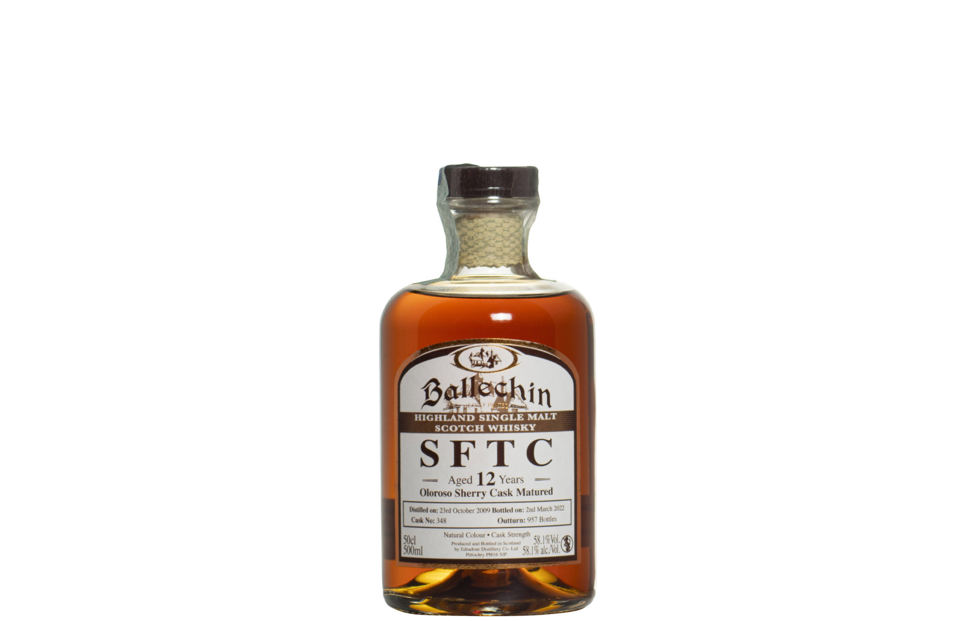 BALLLECHIN 2009 12 YO SFTC SHERRY MATURED 58,1° CL 50