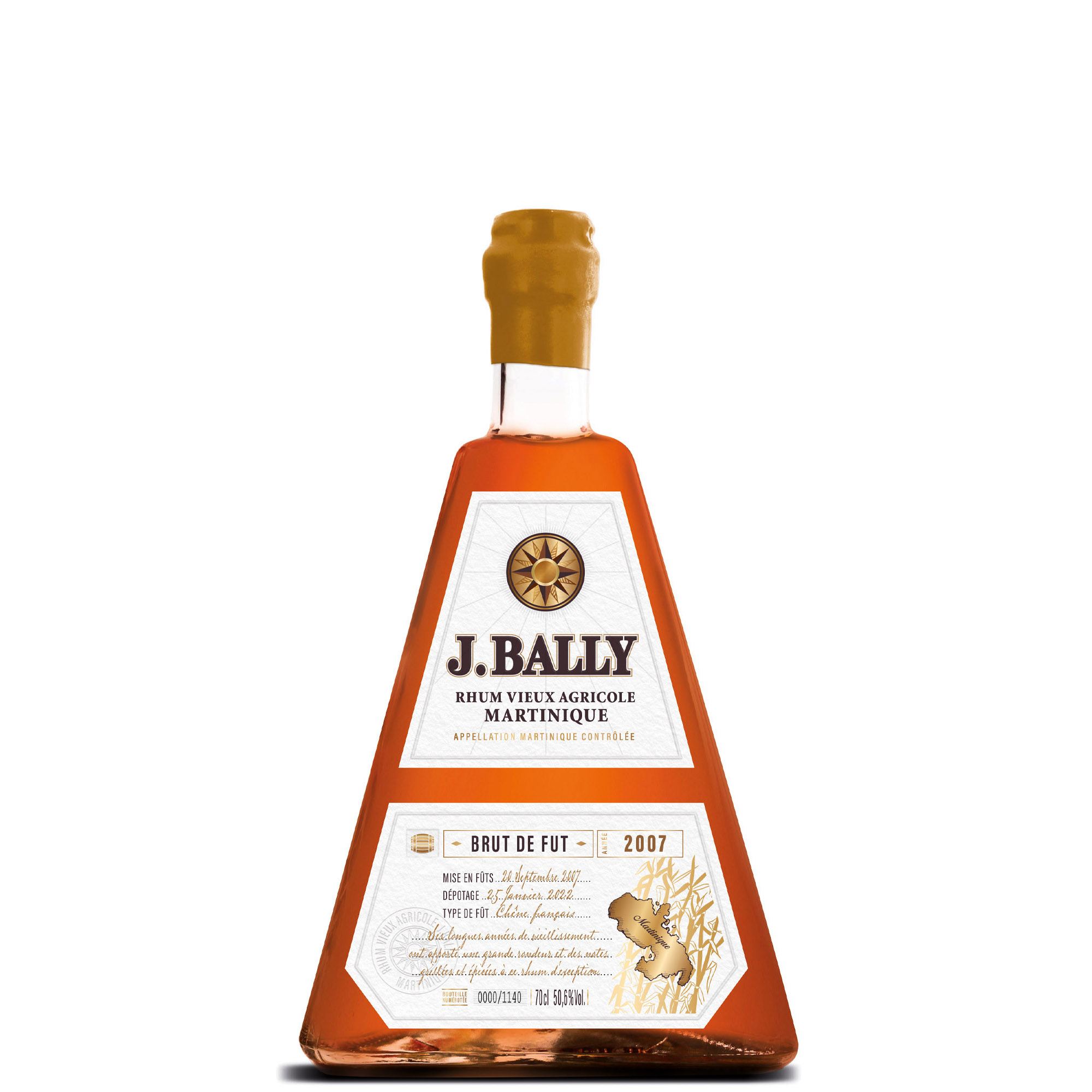 BALLY PYRAMIDE 2007 BRUT DE FUT 50,6° CL 70