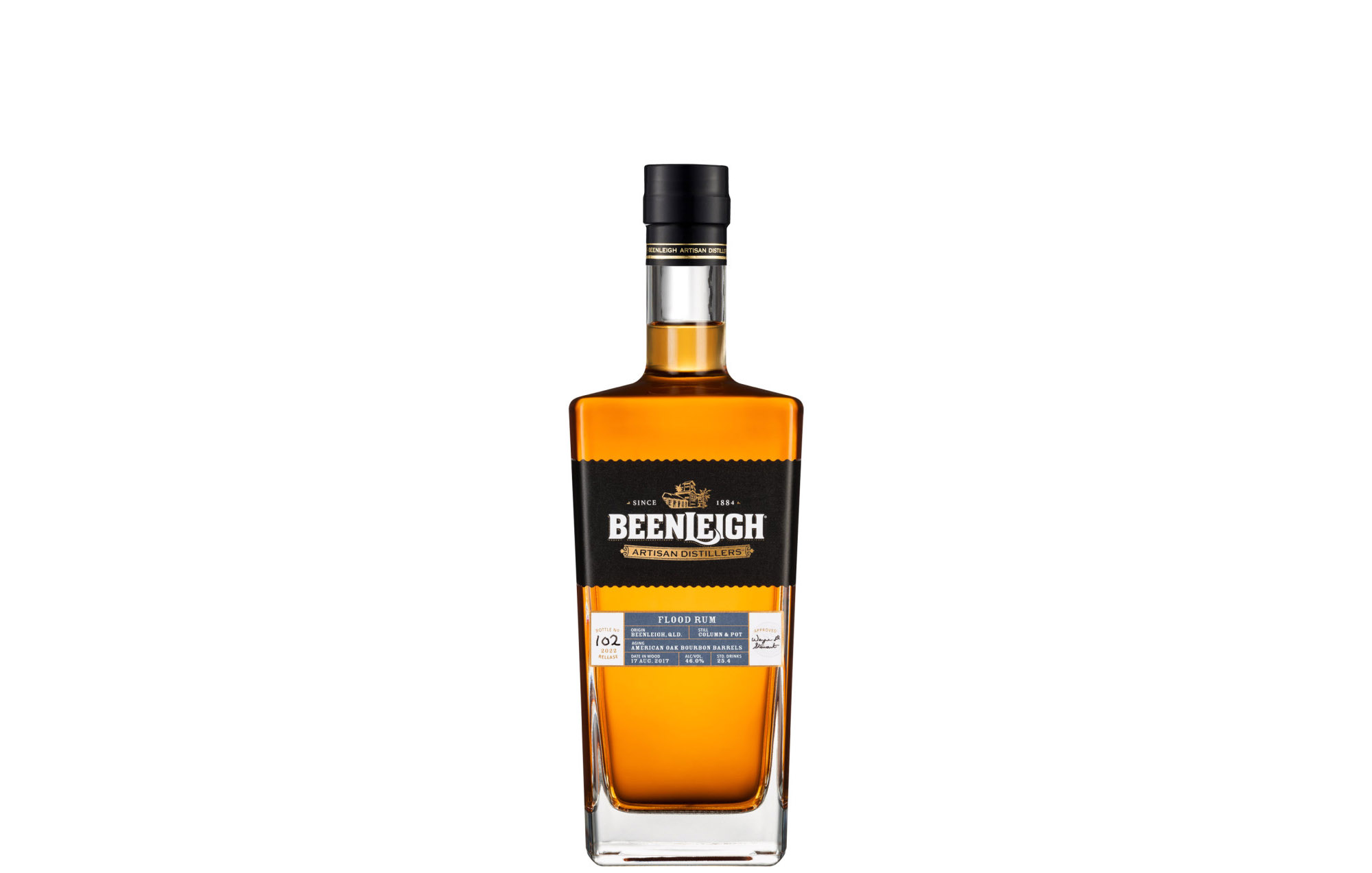 BEENLEIGH FLOOD RUM BOURBON BARREL AGED 46° CL 70