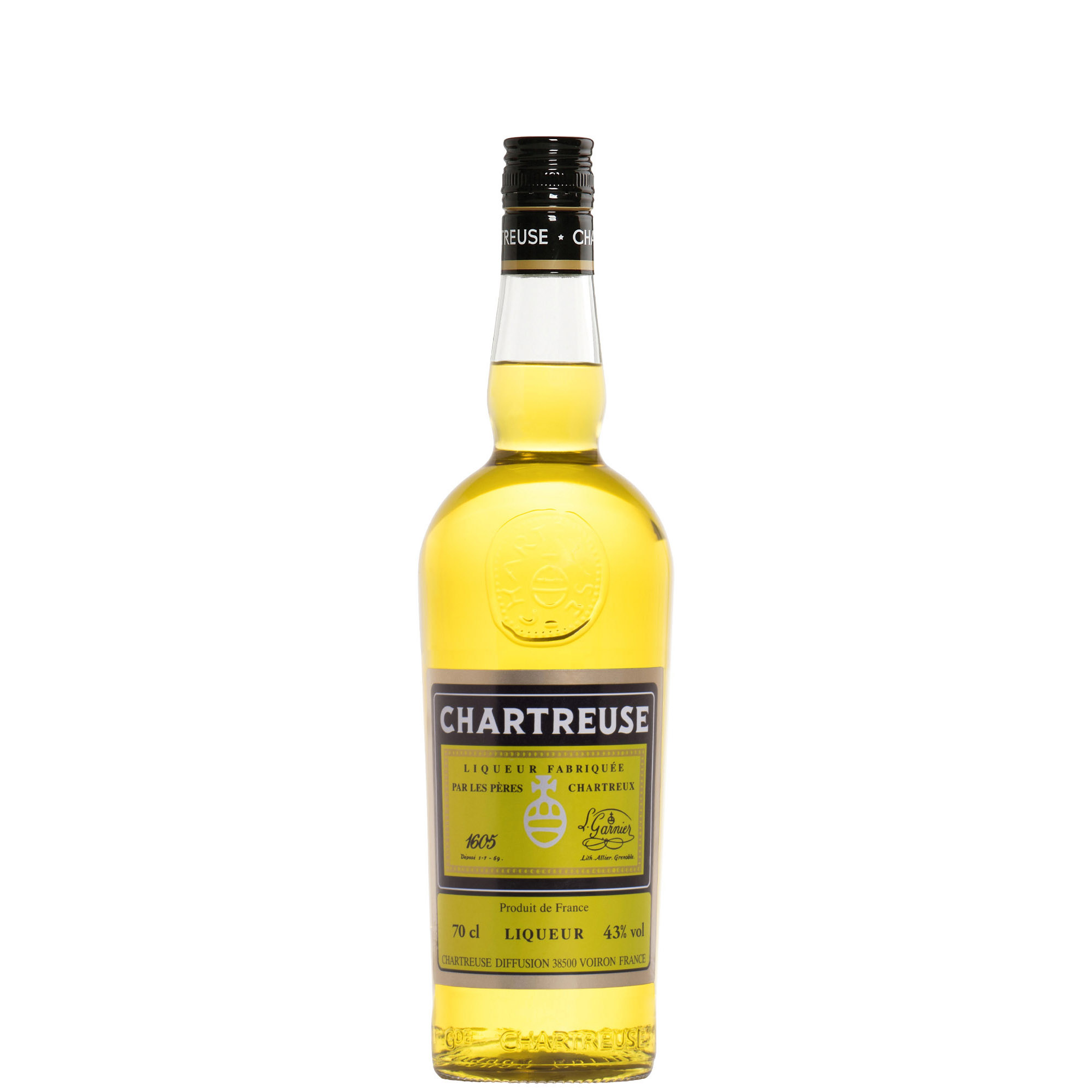 CHARTREUSE JAUNE 43° cl 70