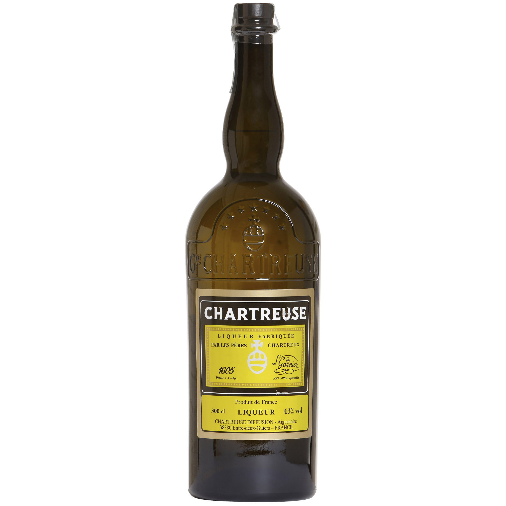 CHARTREUSE JAUNE JEB 43° cl 300
