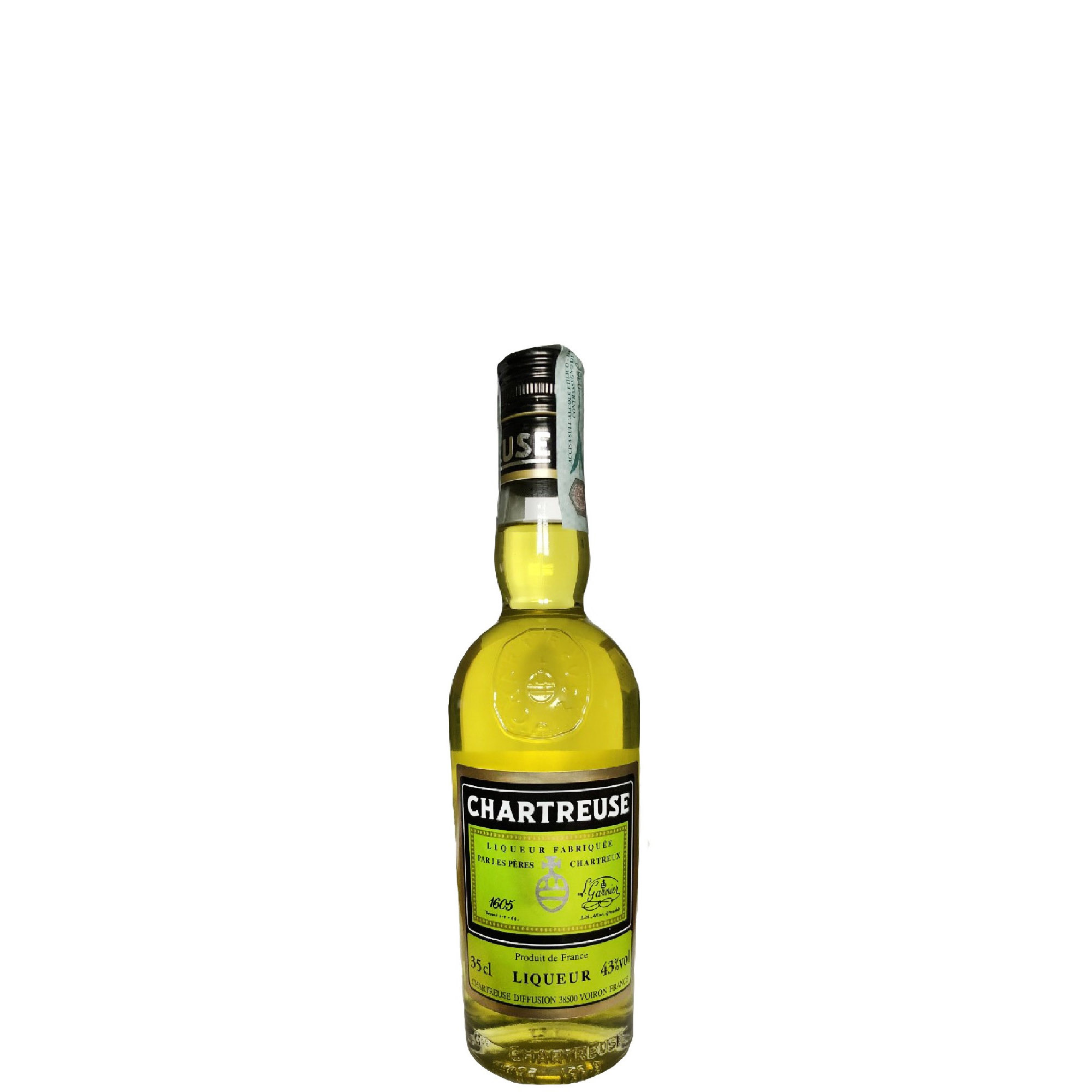 CHARTREUSE JAUNE 43° cl 35
