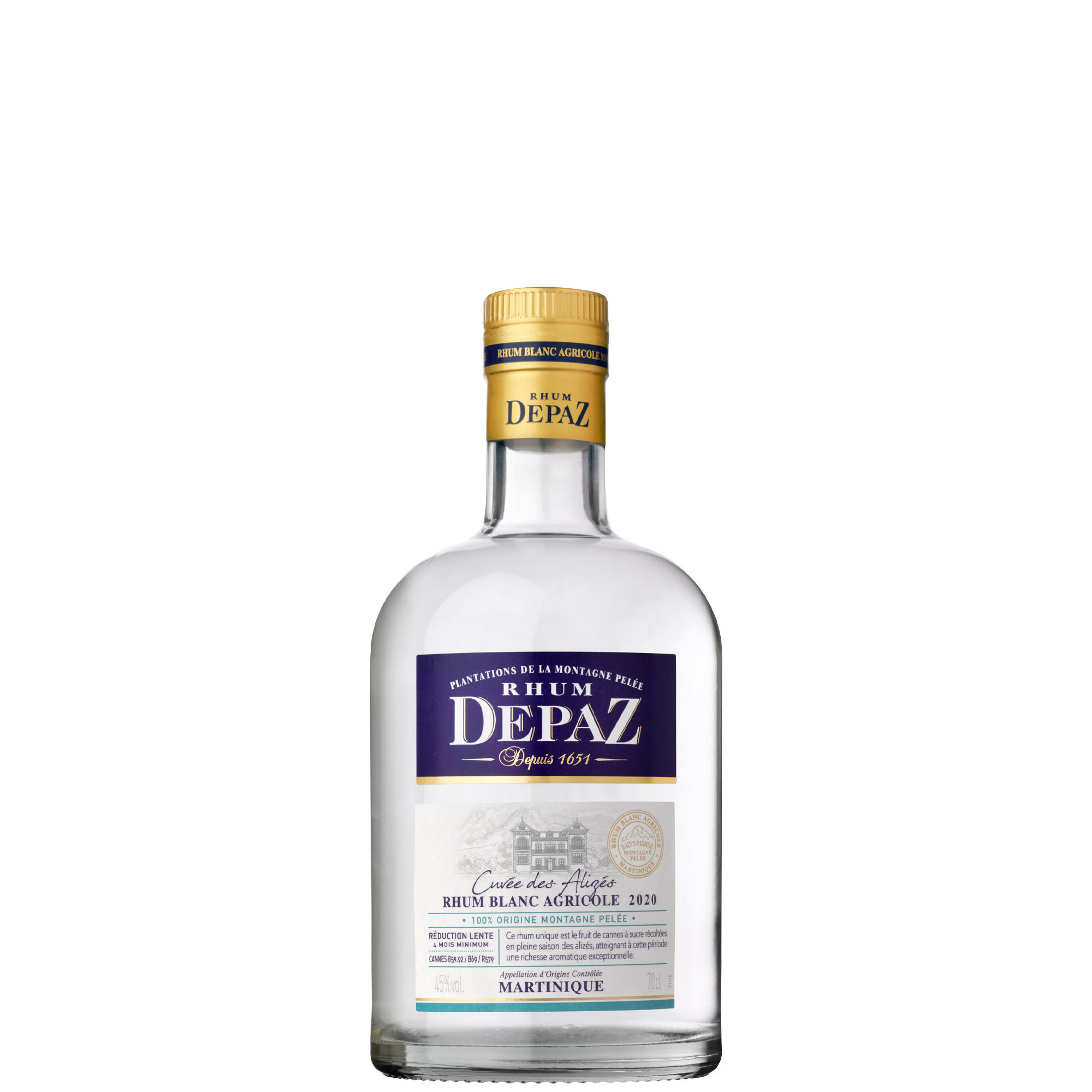 DEPAZ CUVEE DES ALIZE 2020 45&deg; CL 70