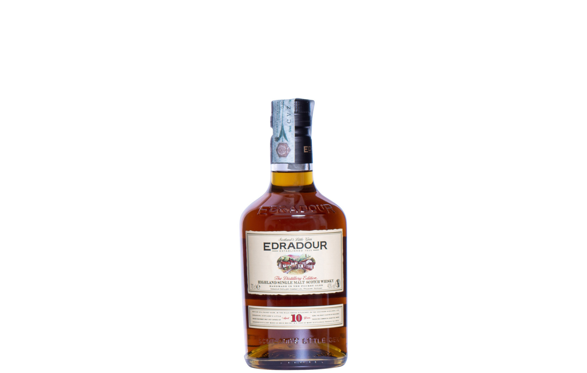 EDRADOUR 10 YO SINGLE HIGHLAND MALT 40&deg; CL 70