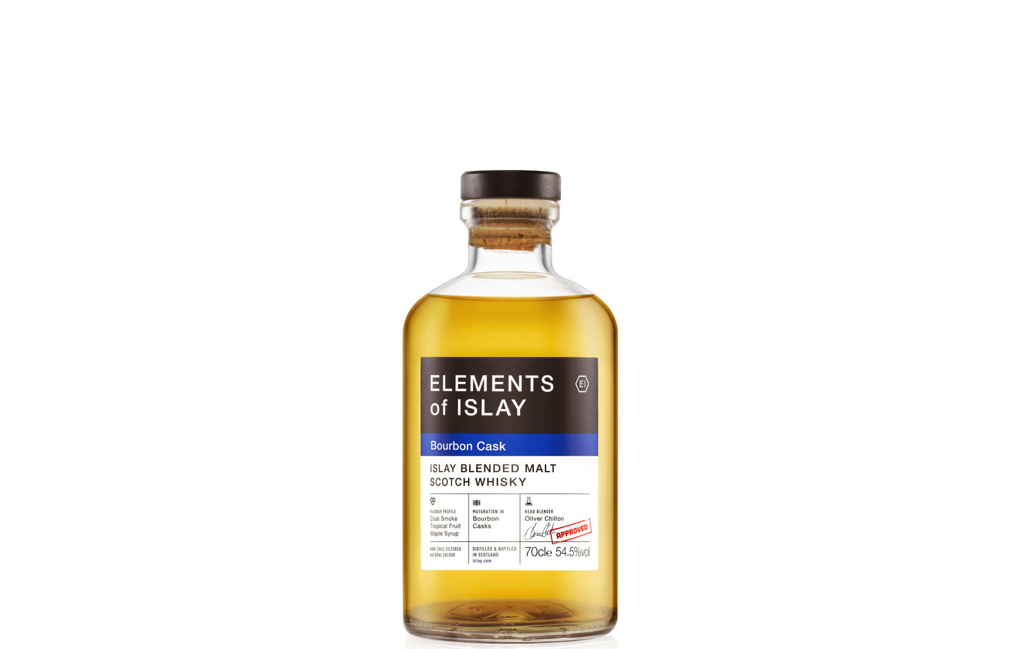 ELEMENTS OF ISLAY BOURBON CASK 54,5° CL 70