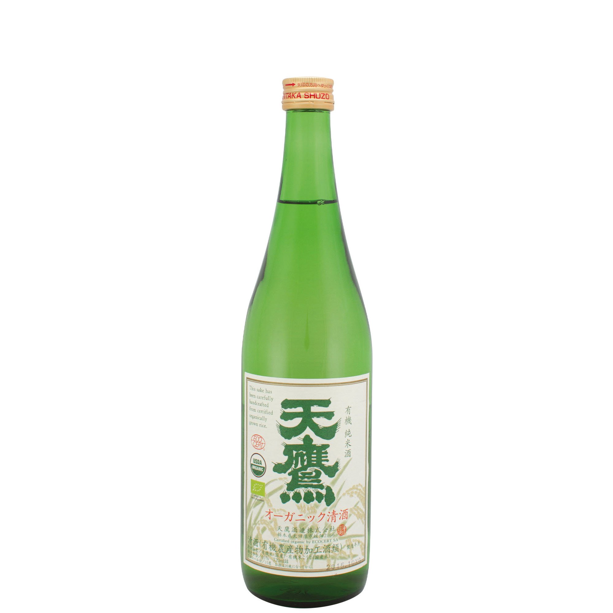 TENTAKA ORGANIC SAKE (ALLROUND) 15° cl 72