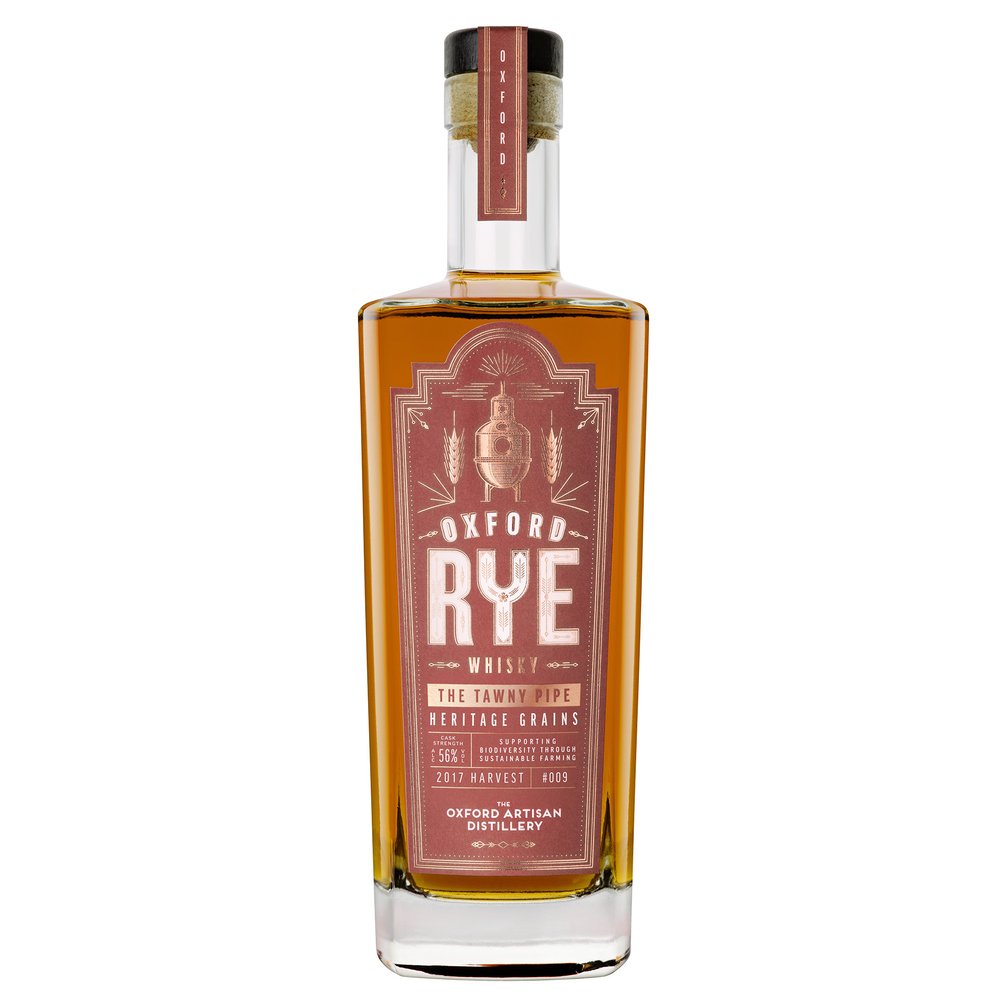 OXFORD RYE WHISKY THE TAWNY PIPE 56&deg; CL 70