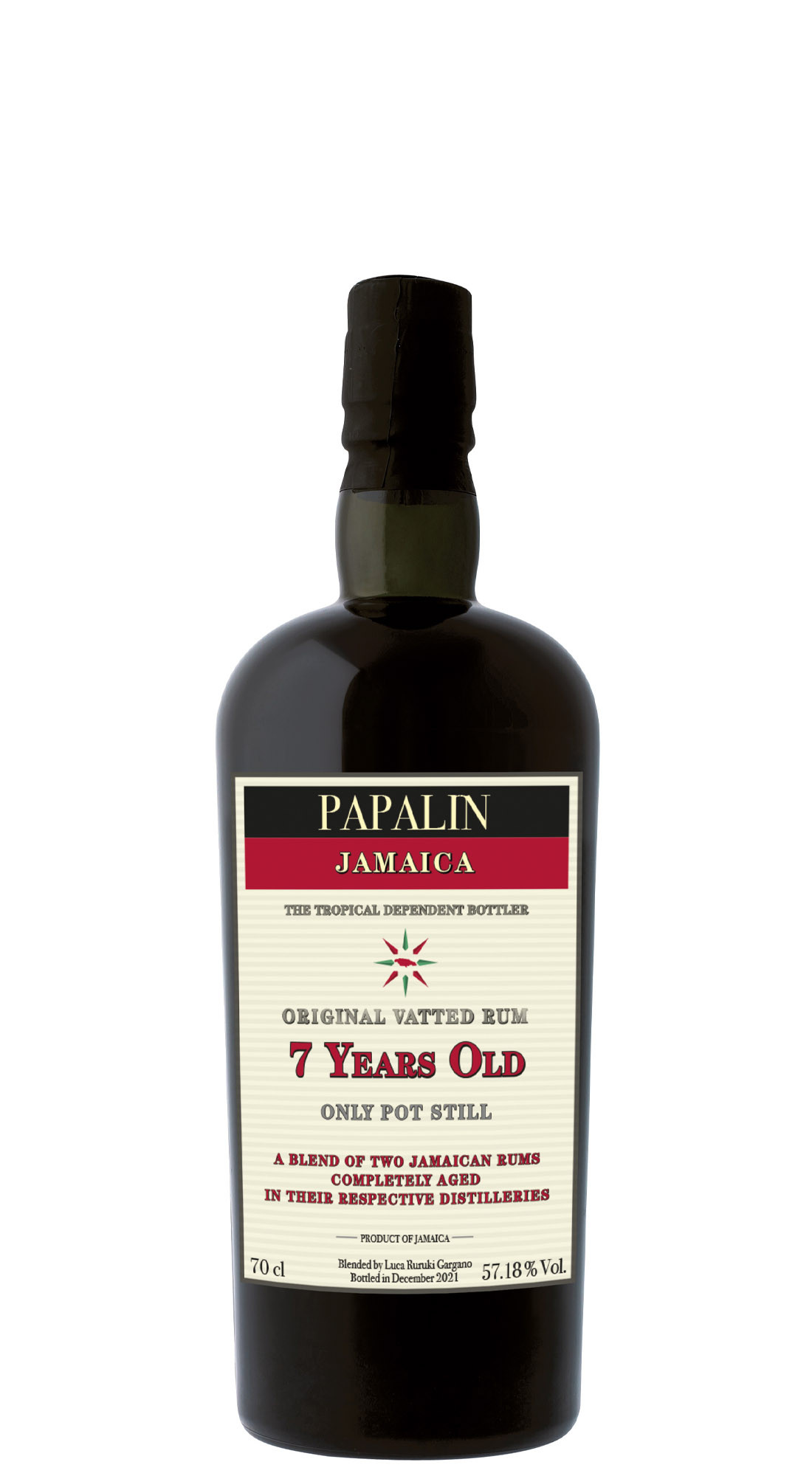 PAPALIN JAMAICA ED. 2021 7 YO 57,18° CL 70