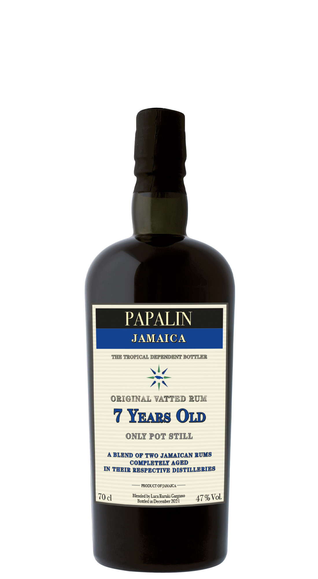 PAPALIN JAMAICA ED. 2021 7 YO 47° CL 70