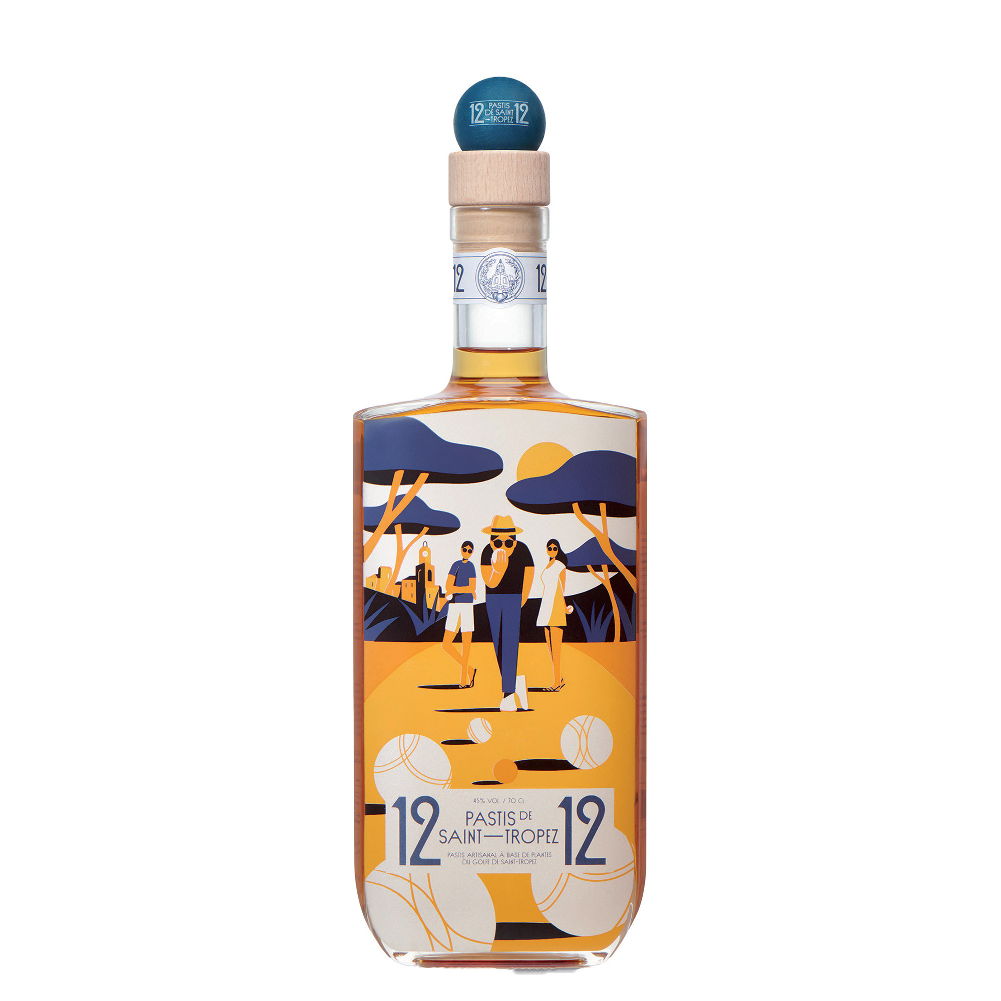 PASTIS DE SAINT TROPEZ PETANQUE 45° cl 70