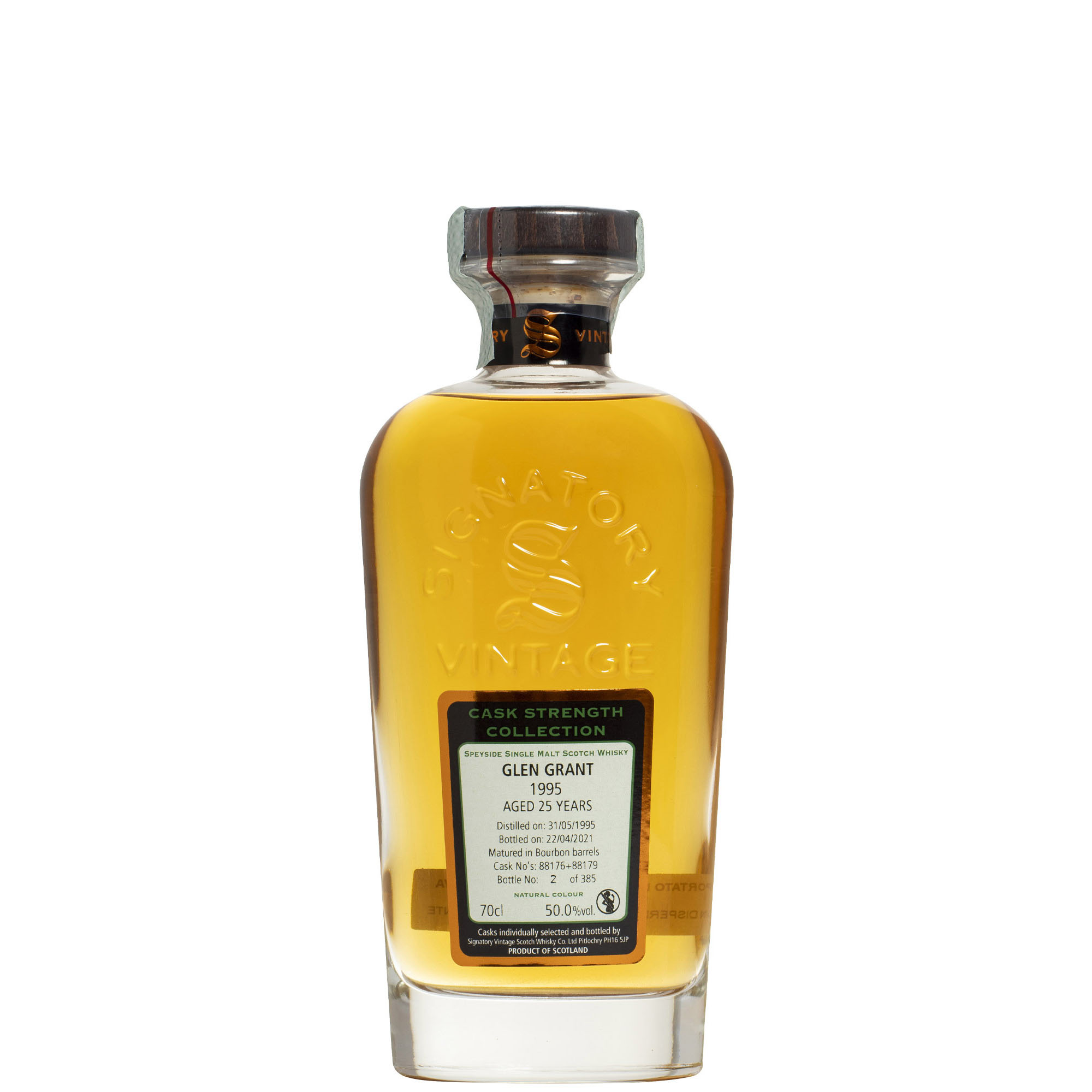 SIGNATORY GLEN GRANT 1995 26 YO C.S. 49,40 CL 70