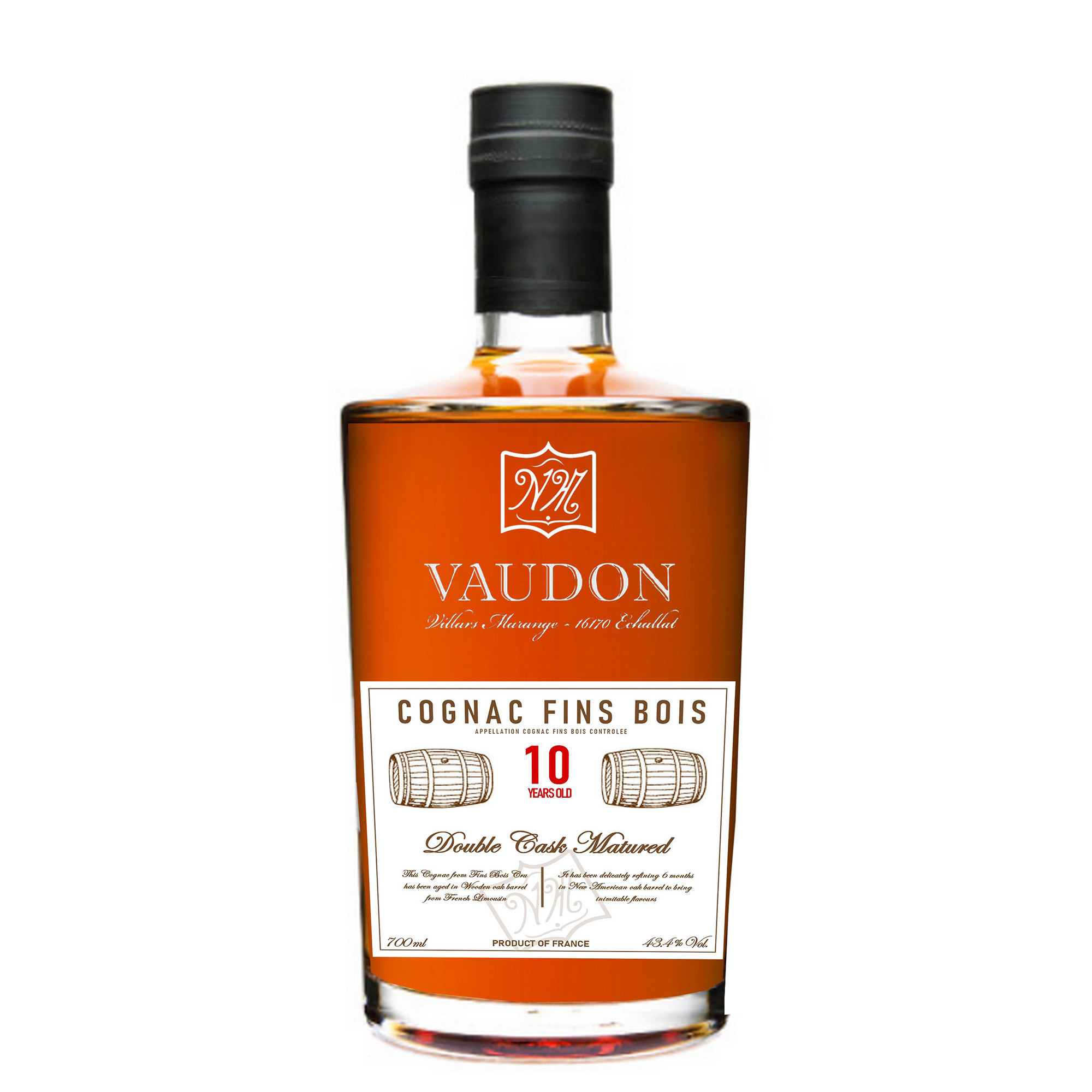VAUDON DOUBLE CASK 43° CL 70