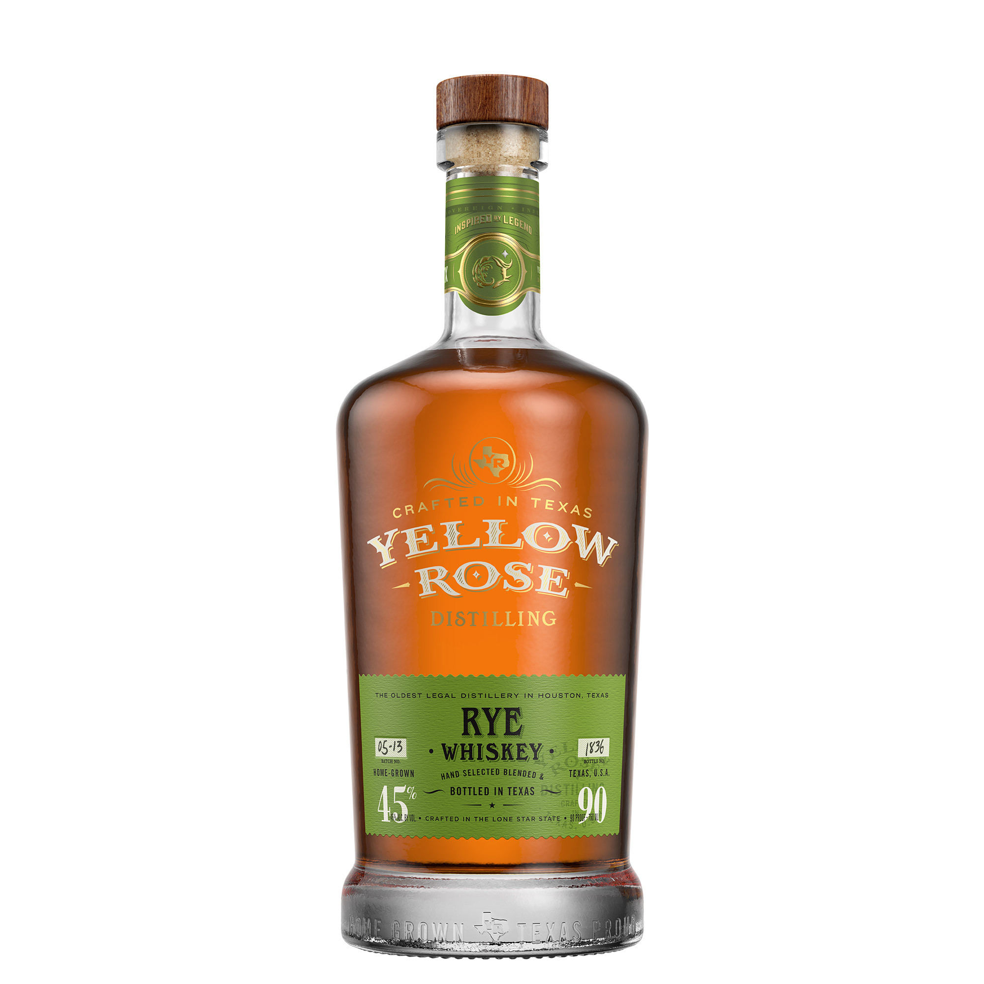 YELLOW ROSE RYE WHISKEY 45° CL 70