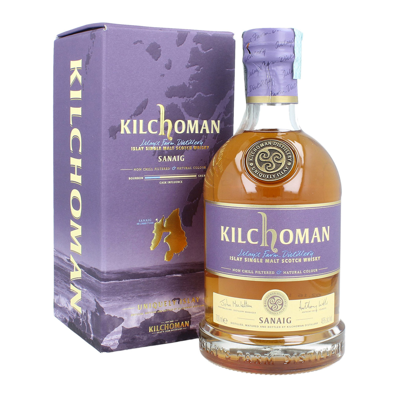 KILCHOMAN SANAIG – 46%