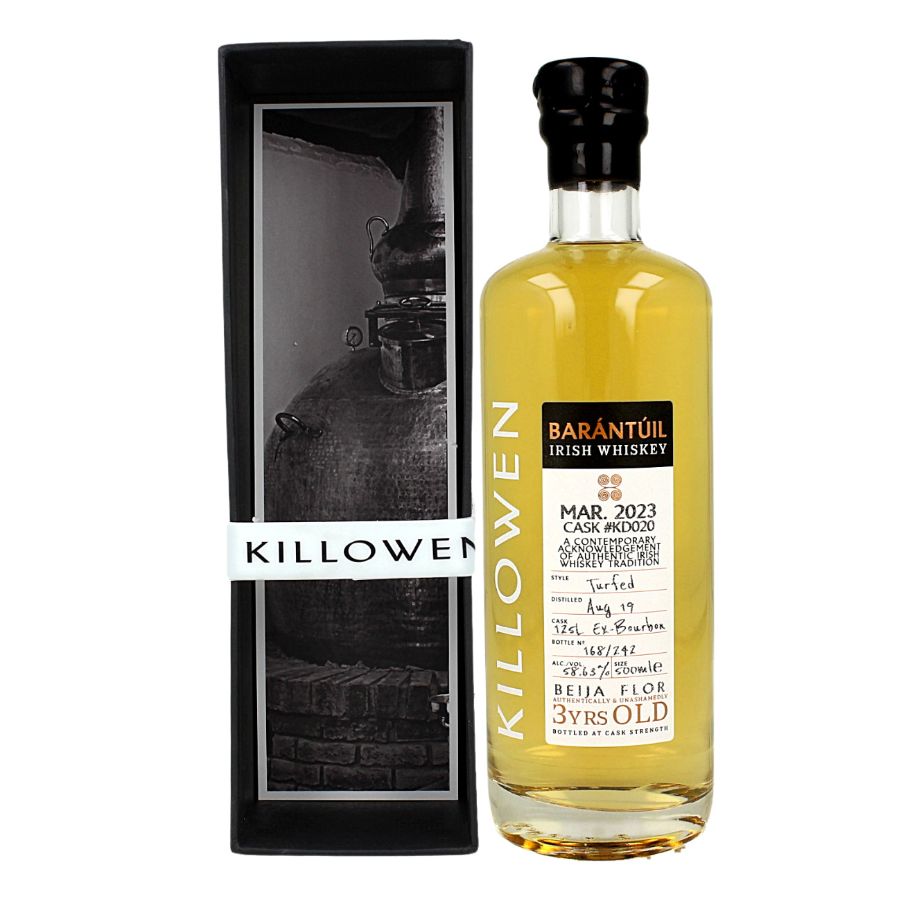 Killowen Bar&aacute;nt&uacute;il Peated Single Cask for Beija Flor    &ndash; 50