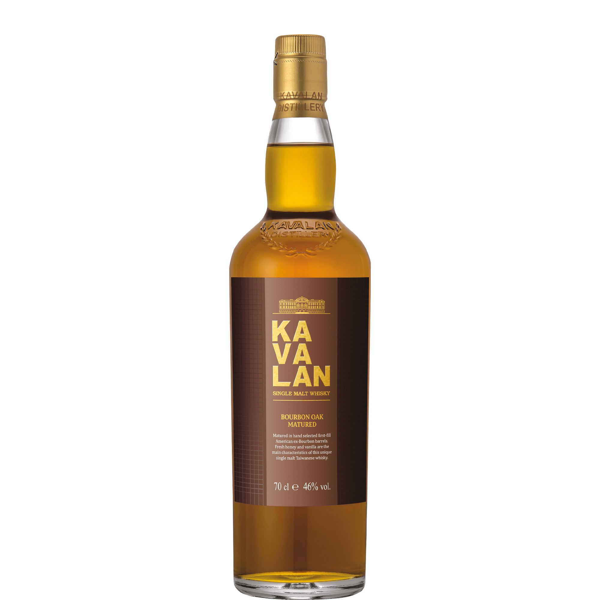 KAVALAN BOURBON OAK 46&deg; CL 70