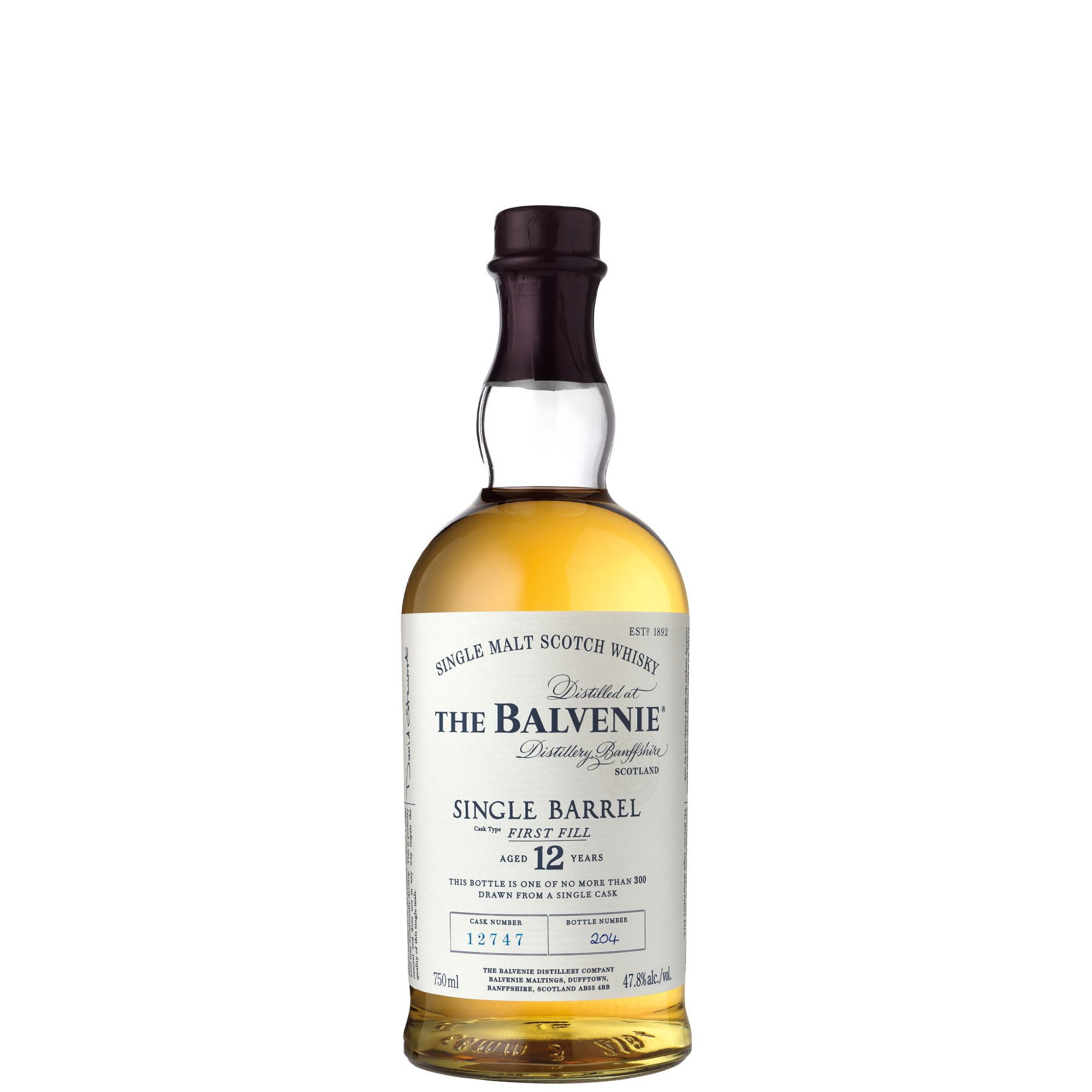 THE BALVENIE 12 YO SINGLE BARREL FIRST FILL