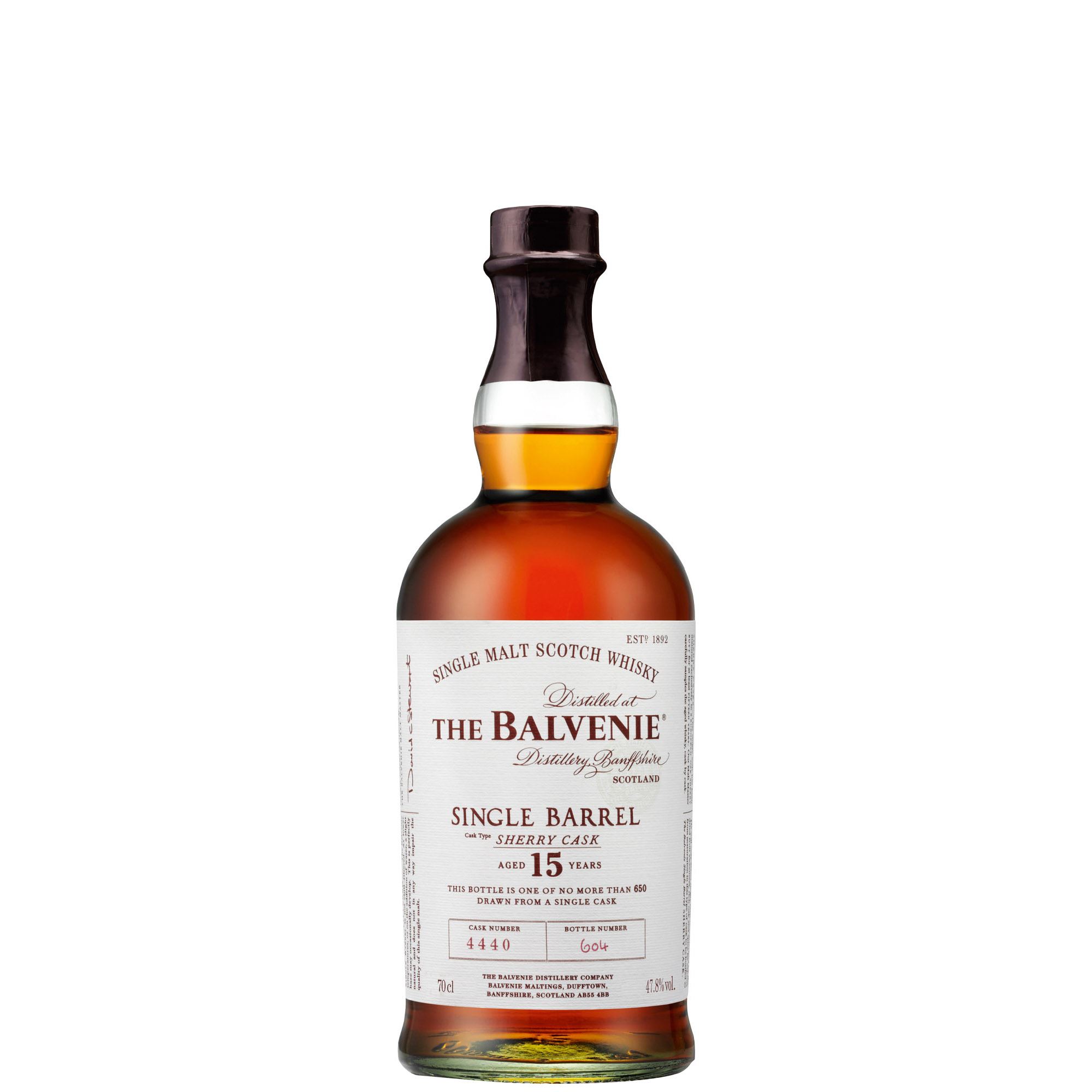 THE BALVENIE 15 YO SINGLE BARREL SHERRY CASK