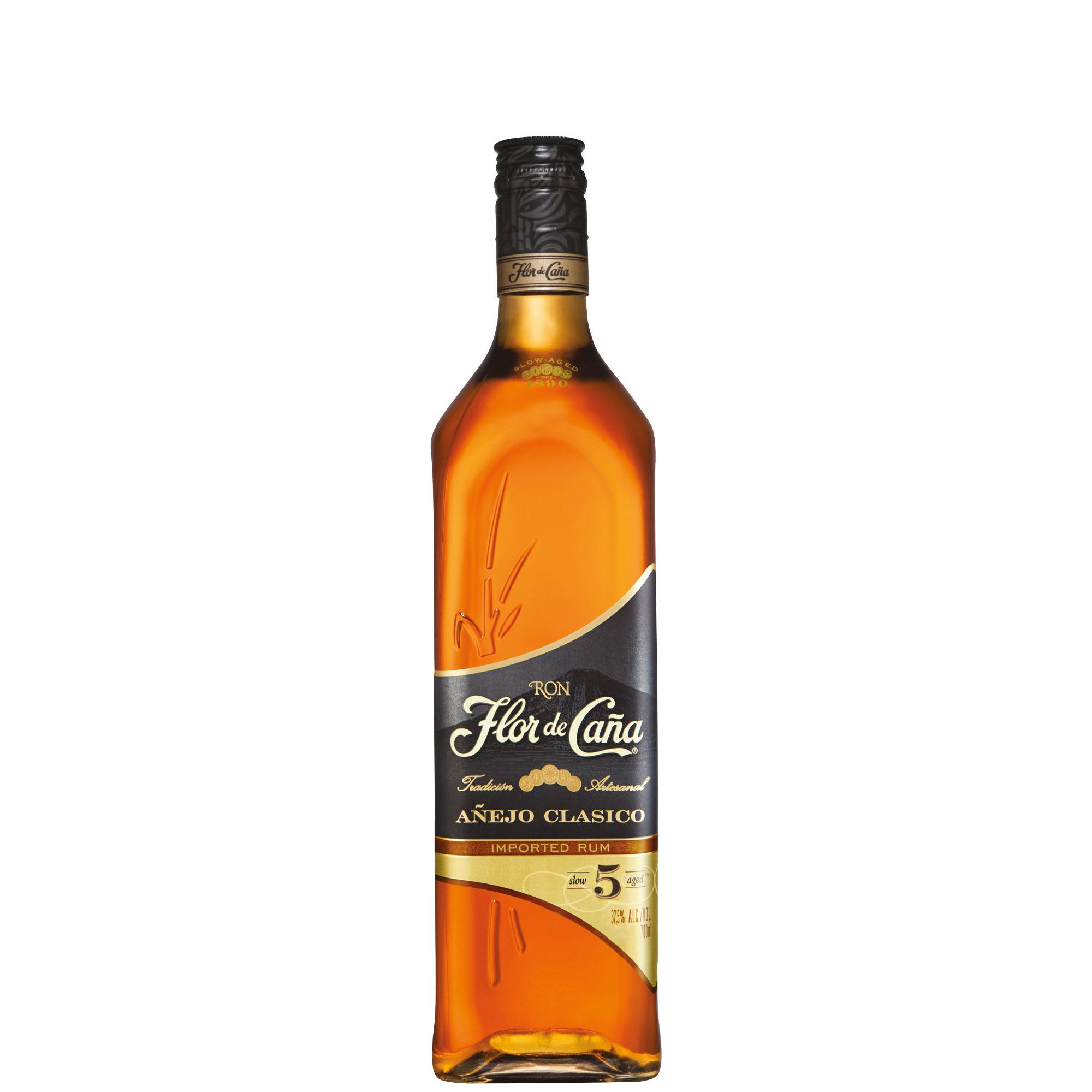 FLOR DE CANA 5 YO ANEJO CLASICO 37,5° cl 70