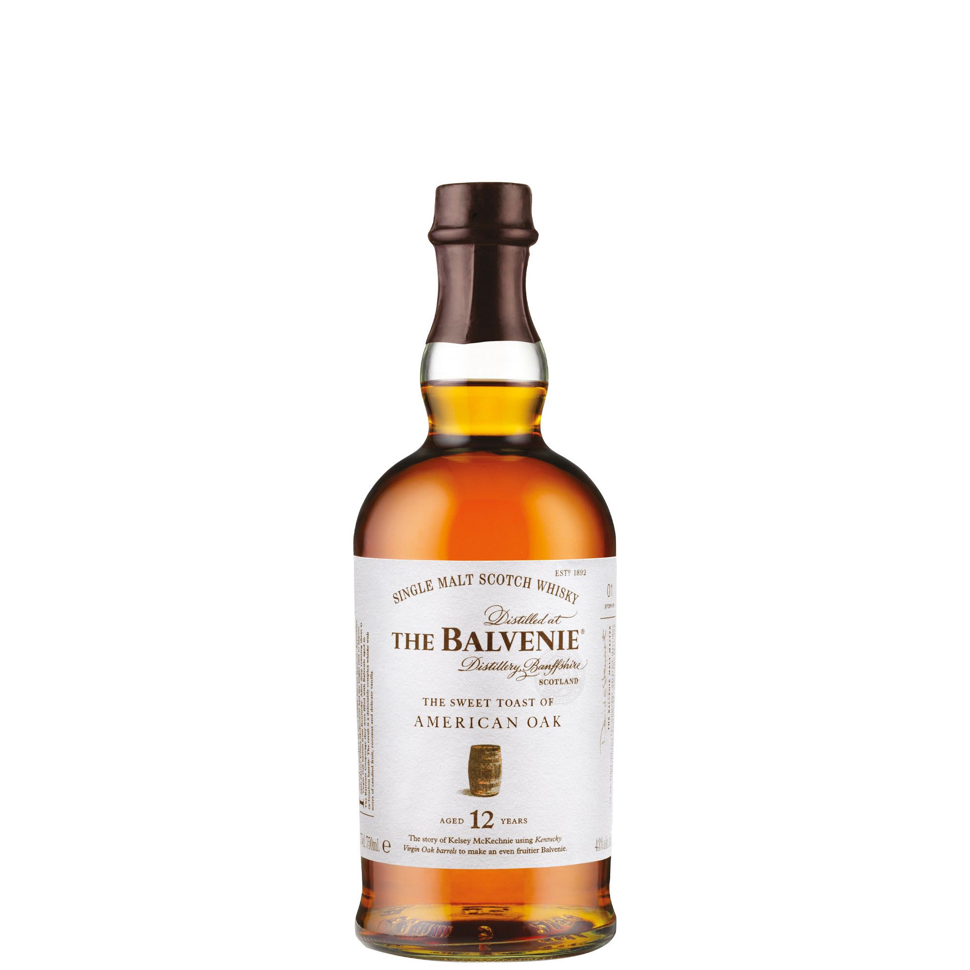 THE BALVENIE 12 YO THE SWEET TOAST OF AMERICAN OAK