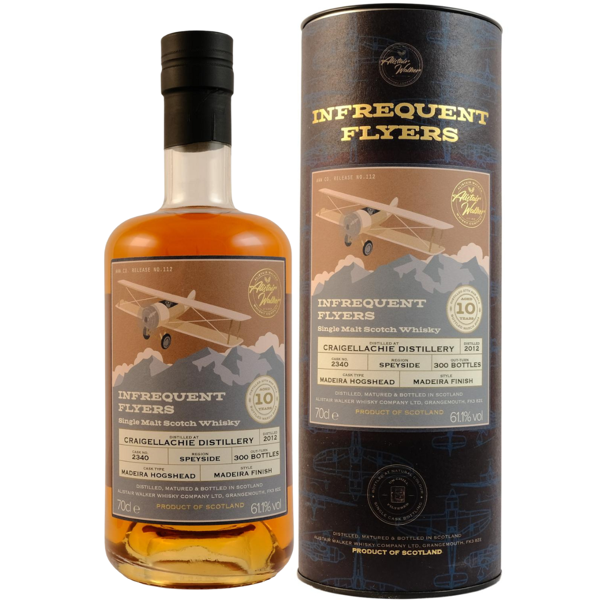 Infrequent Flyers Craigellachie 10 Madeira Cask – 61,1%
