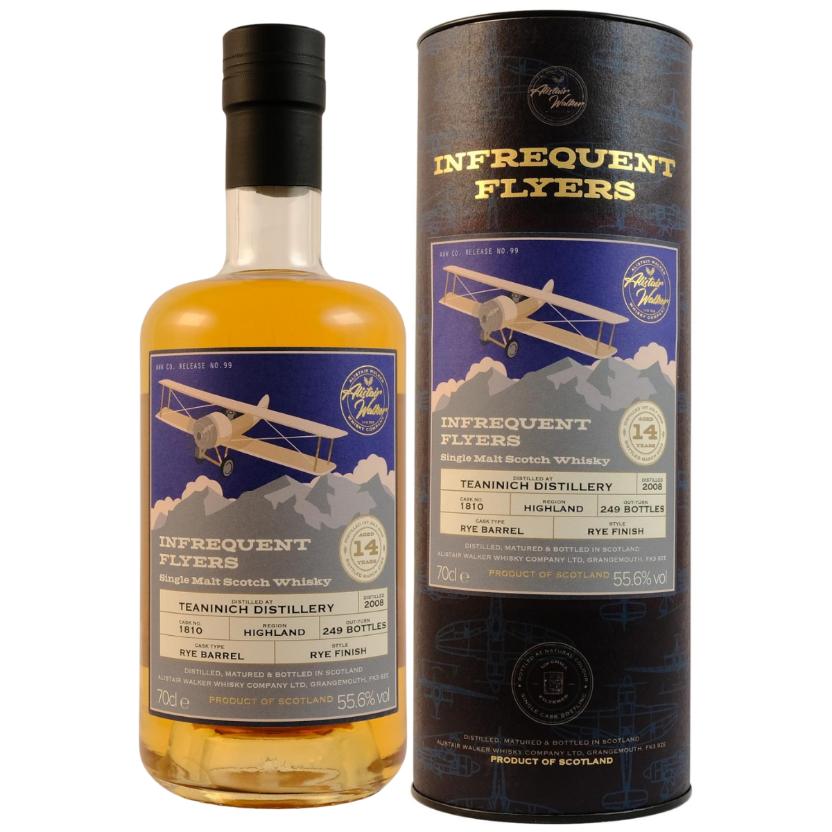 Infrequent Flyers Teaninich 14 yo Rye Cask – 55,6%