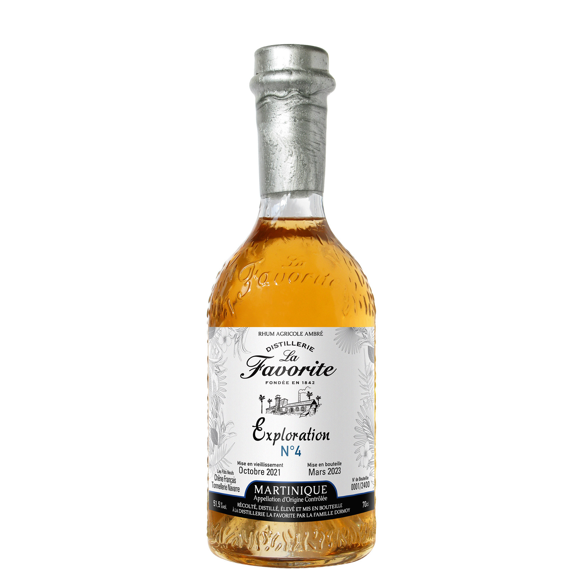 LA FAVORITE RHUM ESB AOC EXPLORATION N&deg;4 51,5&deg; CL 70