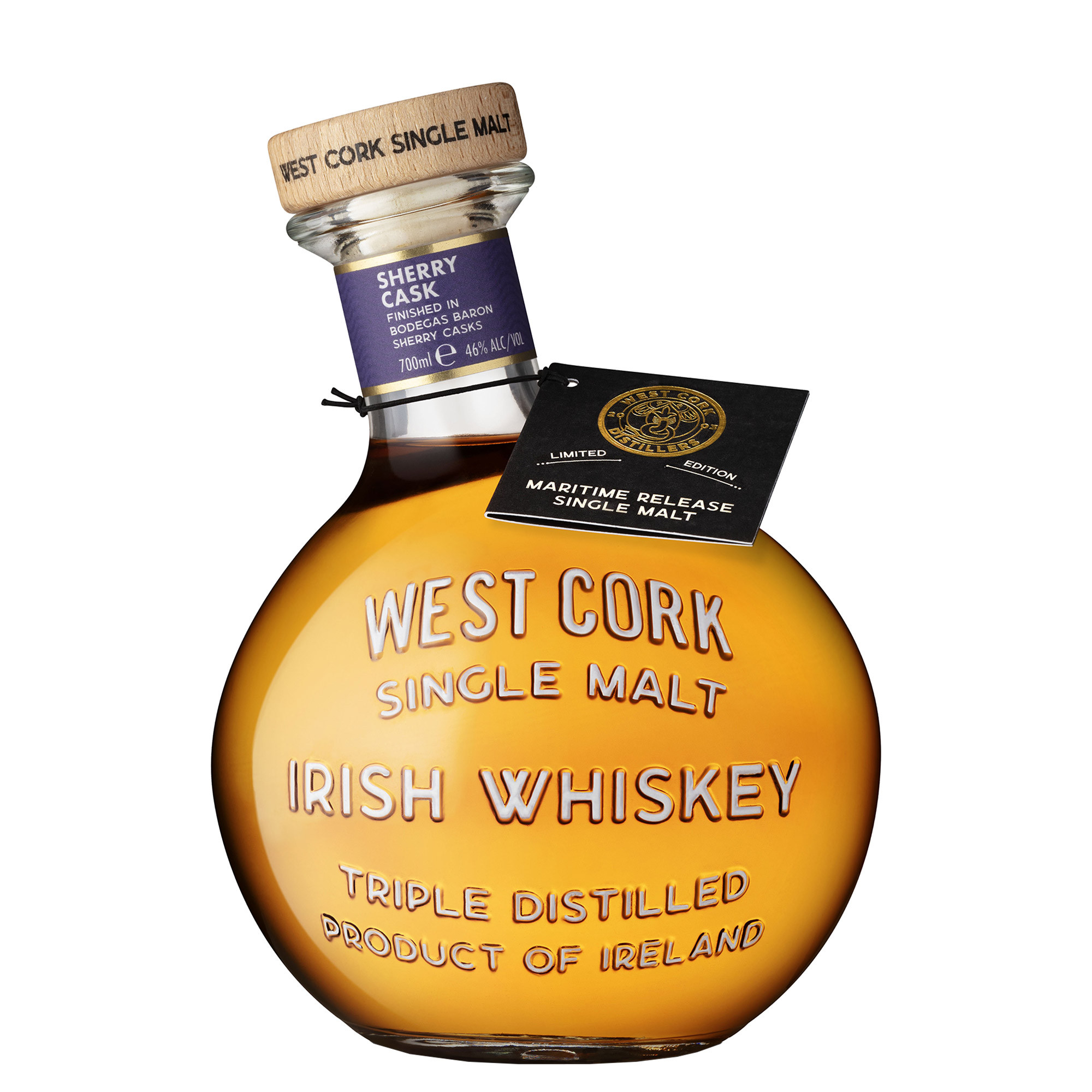 WEST CORK SHERRY CASK FINISH 46° CL 70