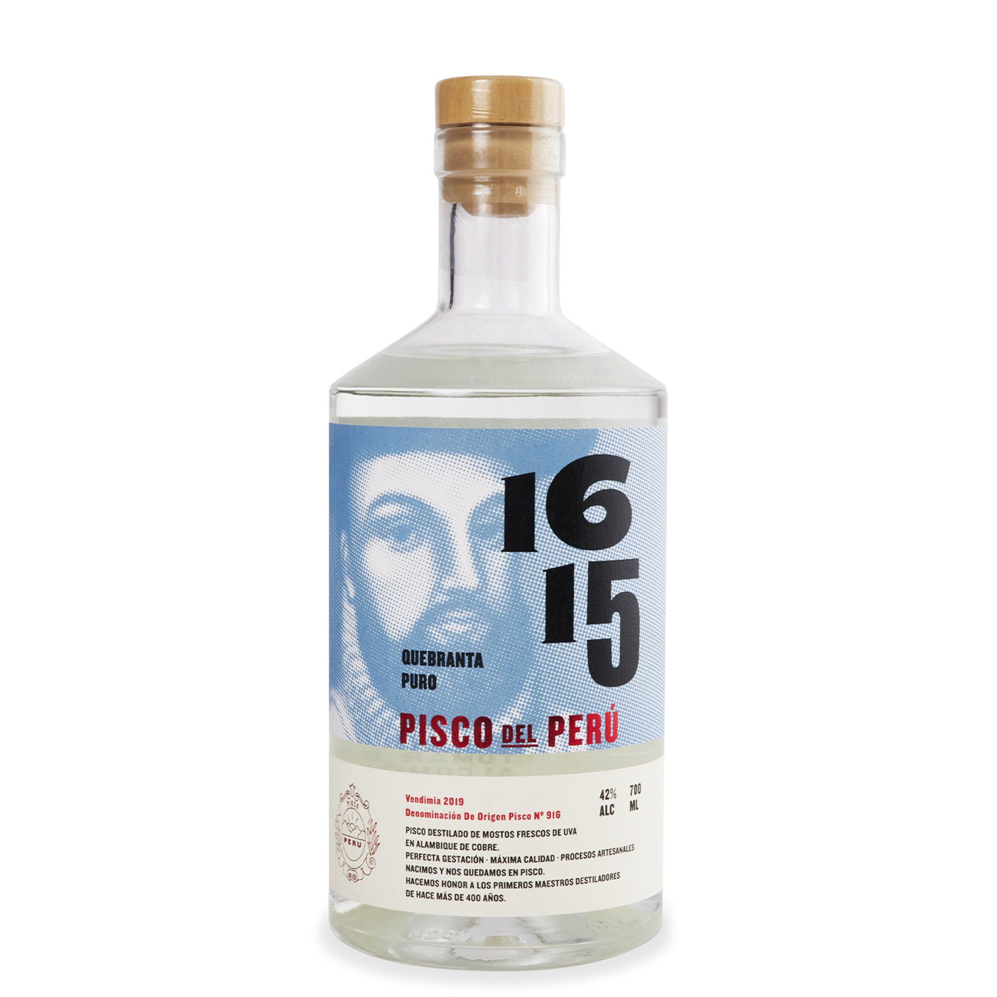 1615 PISCO PURO QUEBRANTA 42° CL 70