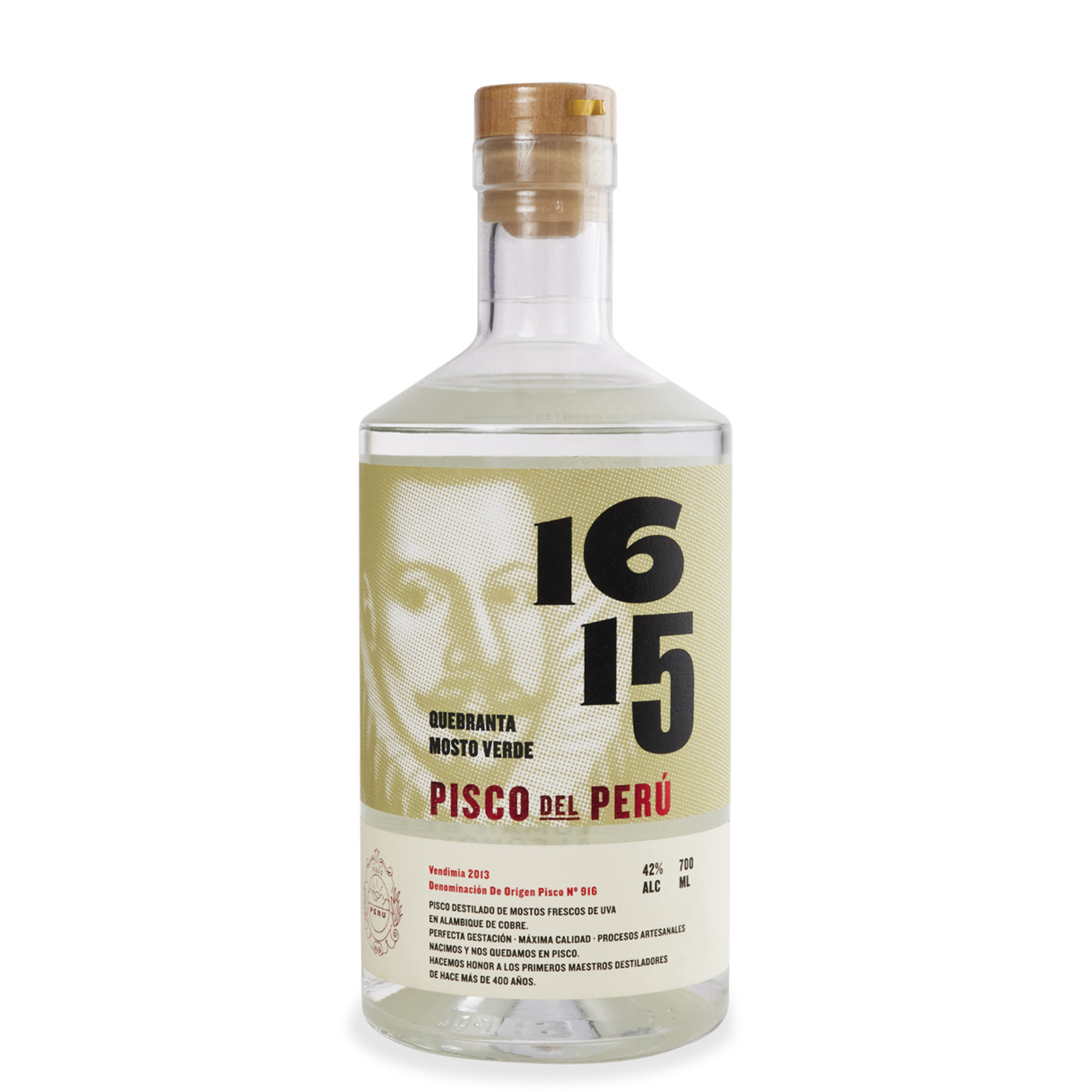 1615 PISCO MOSTO VERDE QUEBRANTA 42° CL 70