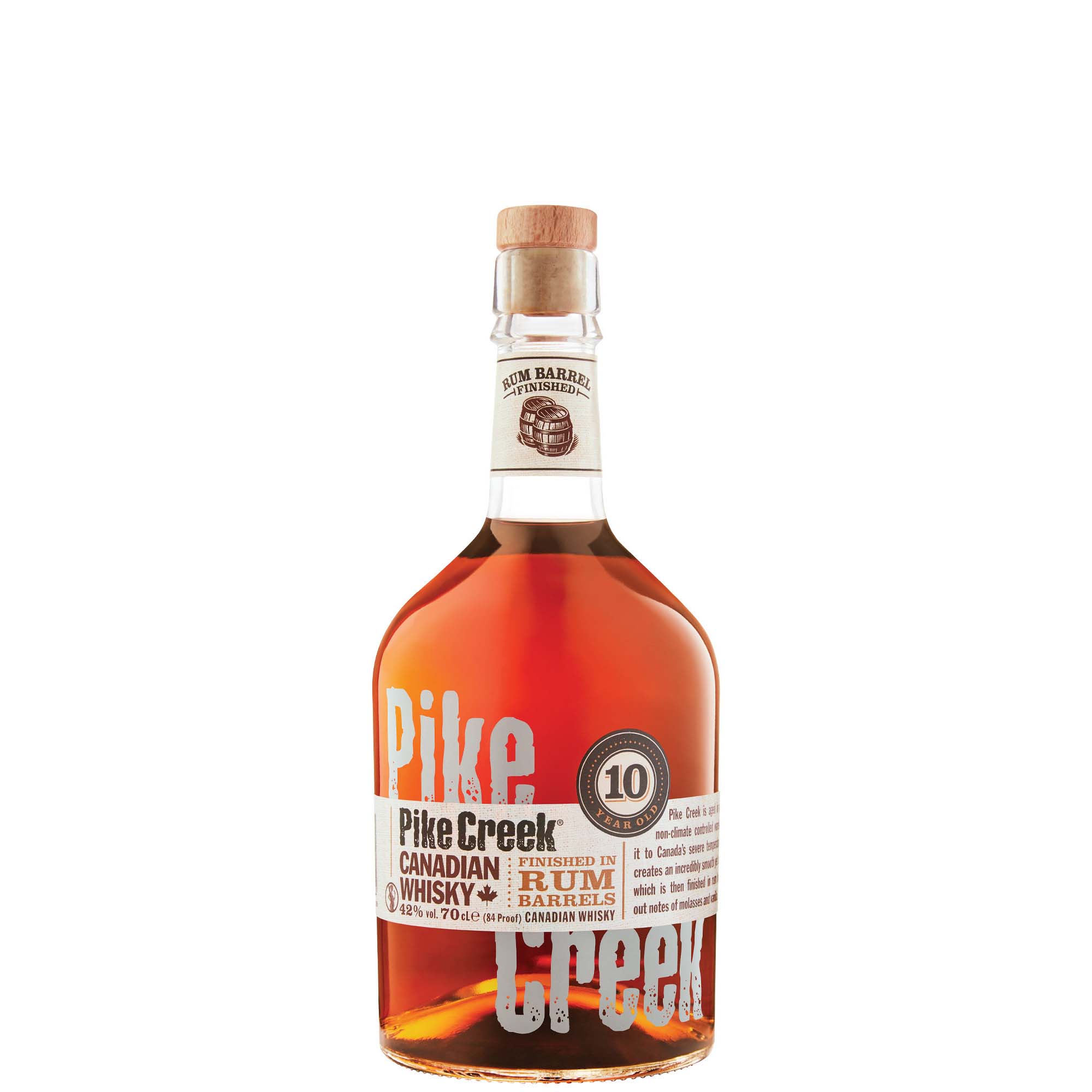 PIKE CREEK RUM BARREL FINISH 7 0CL X6 42% GL