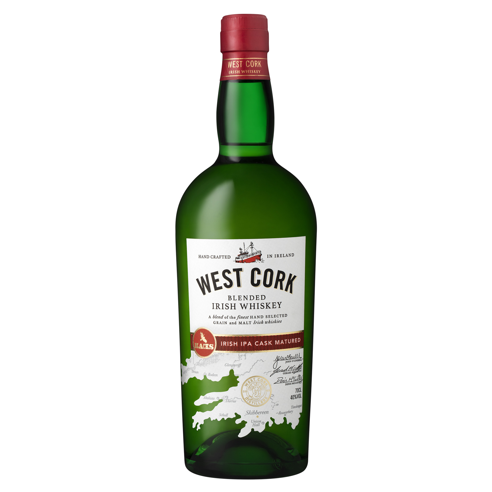 WEST CORK IPA CASK FINISHED IRISH WHISKEY