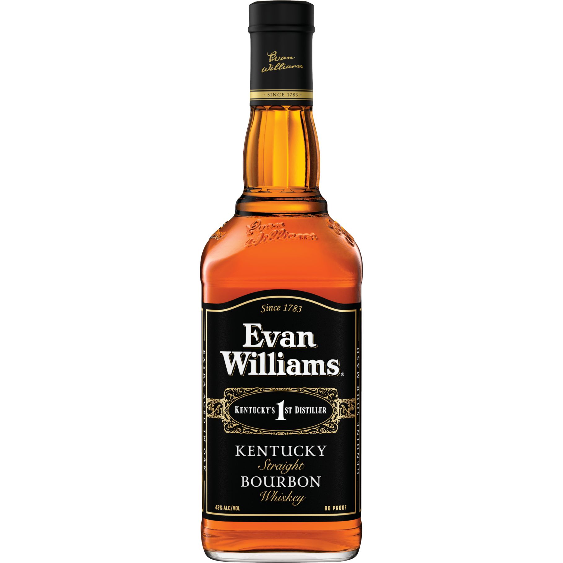 EVAN WILLIAMS BLACK BOURBON 40° CL 100