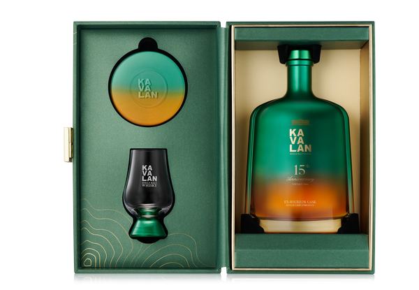 KAVALAN 15 ANS 2009 15th Anniv. EX-BOURBON SINGLE CASK 50&deg; CL 70