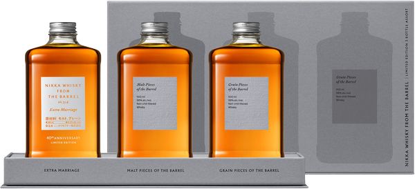 NIKKA FROM THE BARREL SET DA 3 BOTTIGLIE 55,8° CL 150