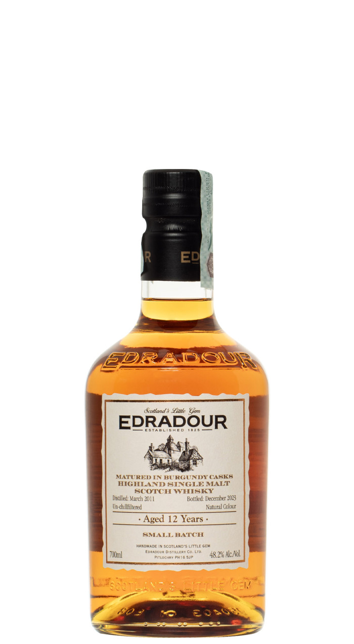 EDRADOUR 12 YO 2011 BURGUNDY CASK 48,2&deg; CL 70