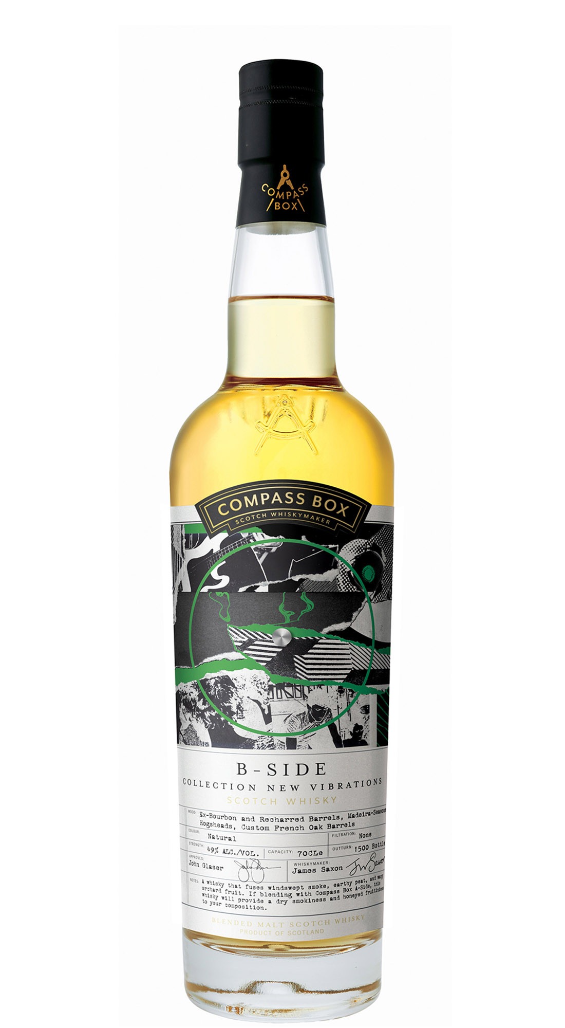 COMPASS BOX B-SIDE BLENDED MALT 49° CL 70