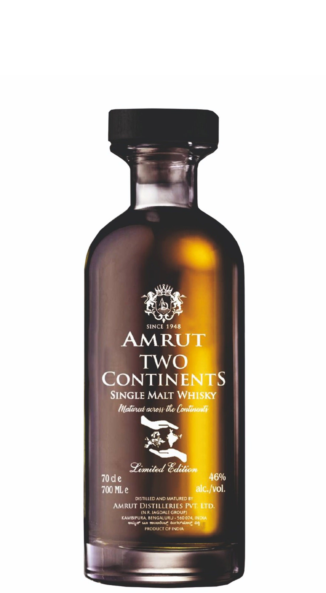 AMRUT TWO CONTINENTS 4th ED. 46&deg; CL 70