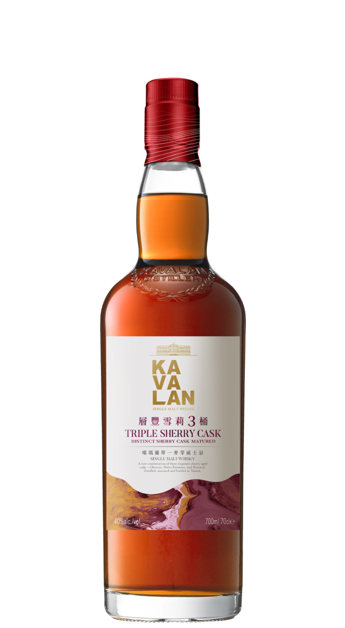 KAVALAN TRIPLE SHERRY CASK 40&deg; CL 70